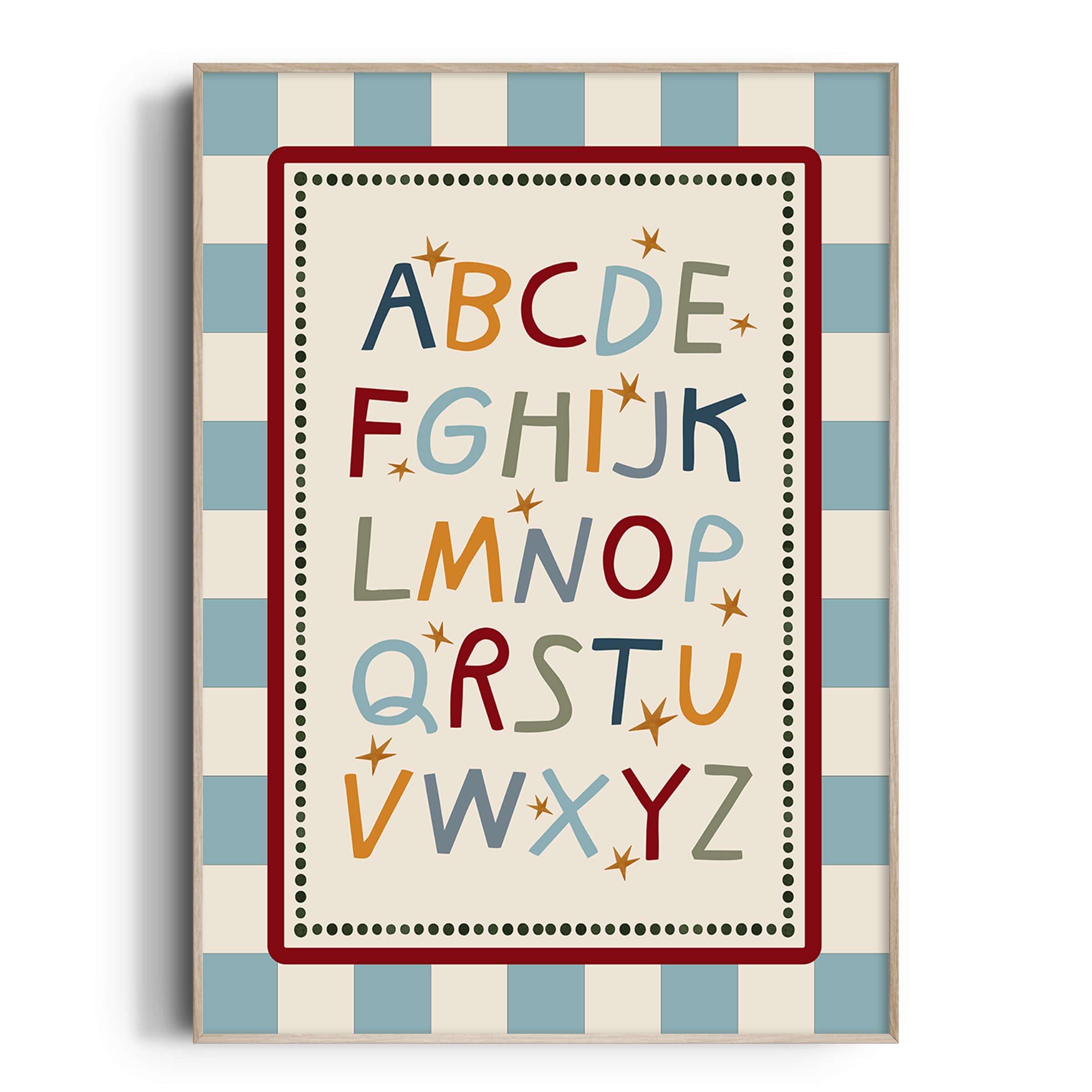 Check ABC Alphabet Print