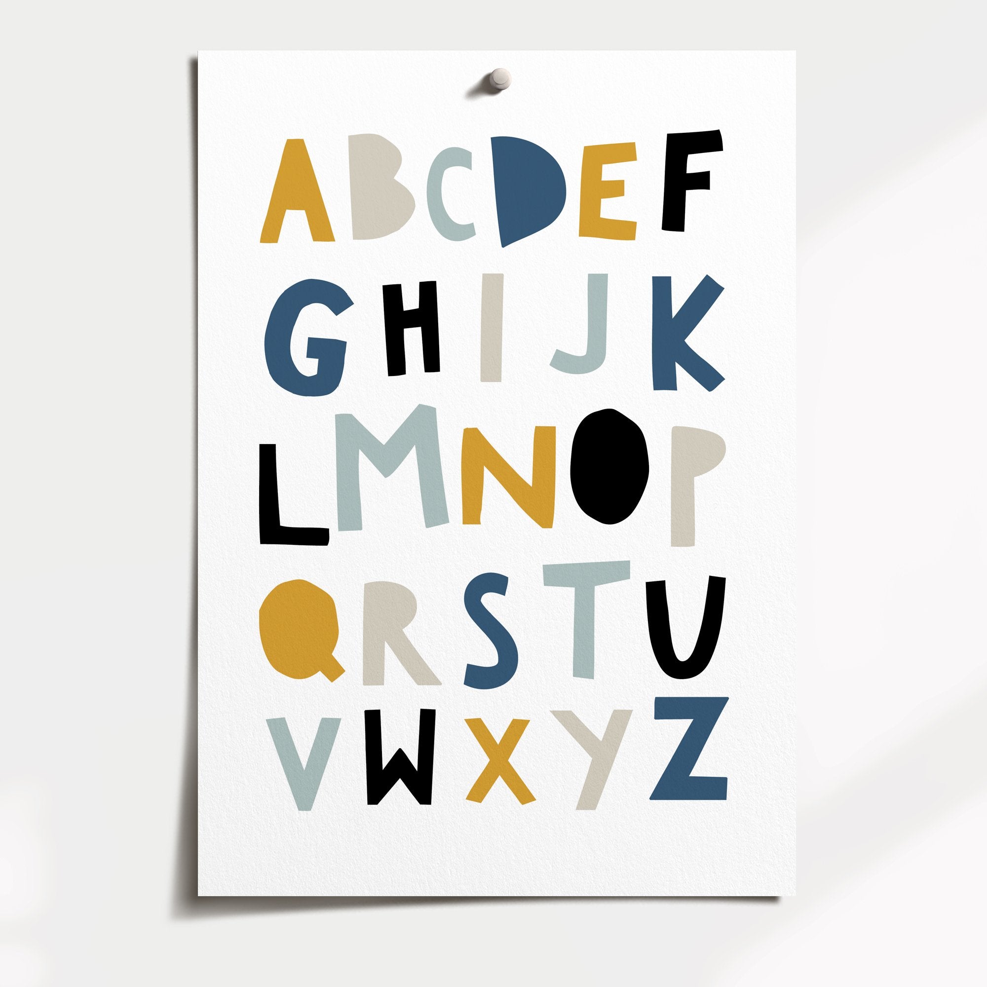 Alphabet & Dinosaur Prints