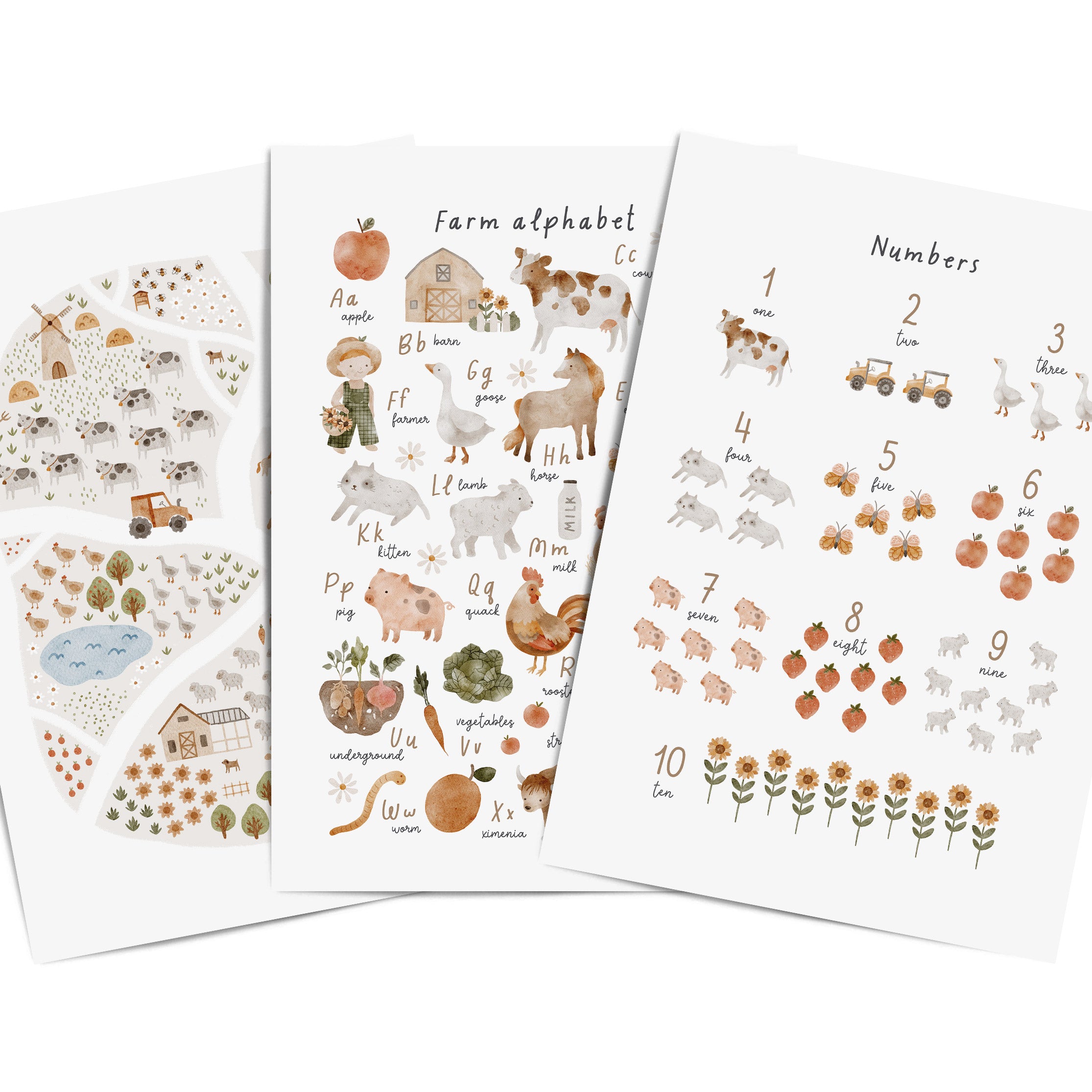 On The Farm Prints