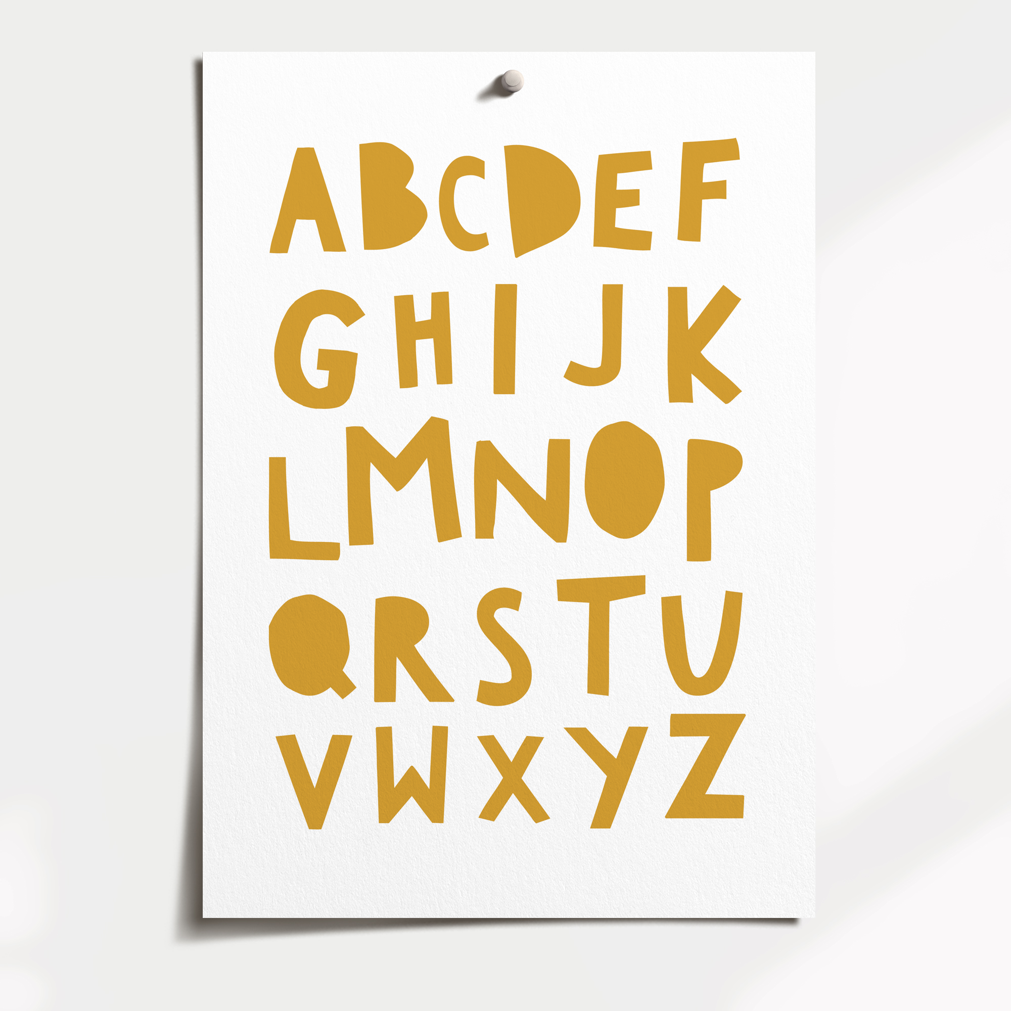 Alphabet & Dinosaur Prints