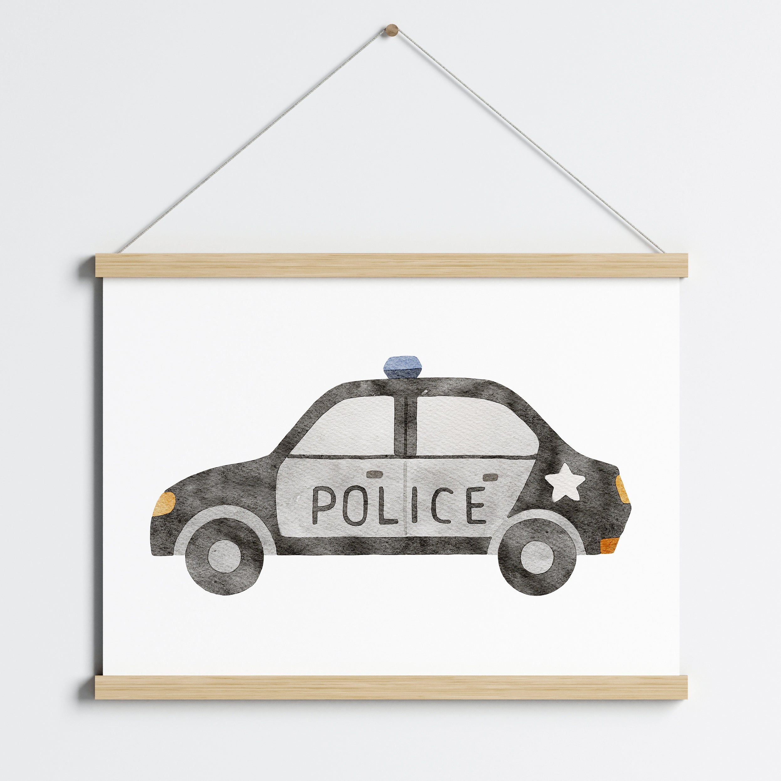 Police Car Print