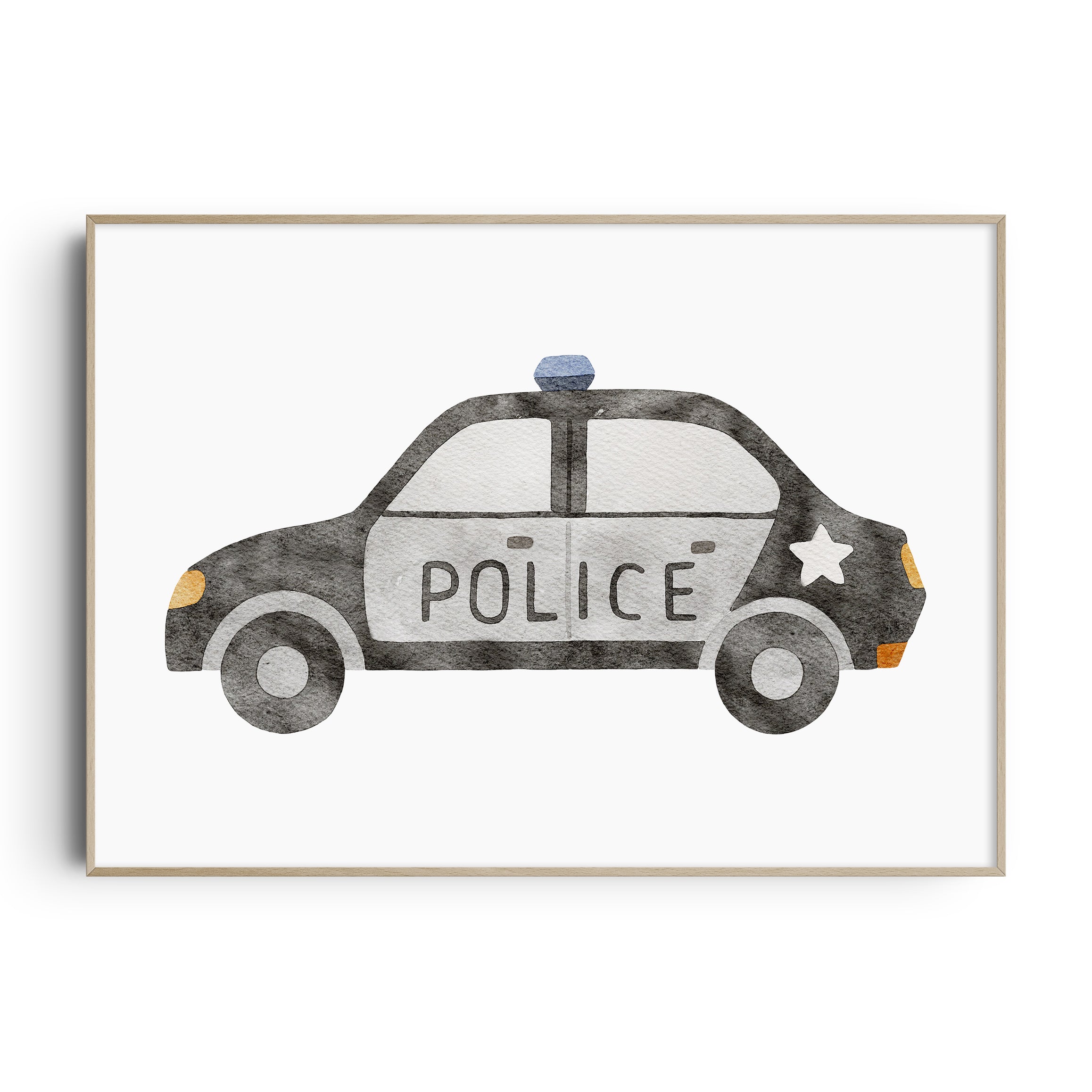 Police Car Print