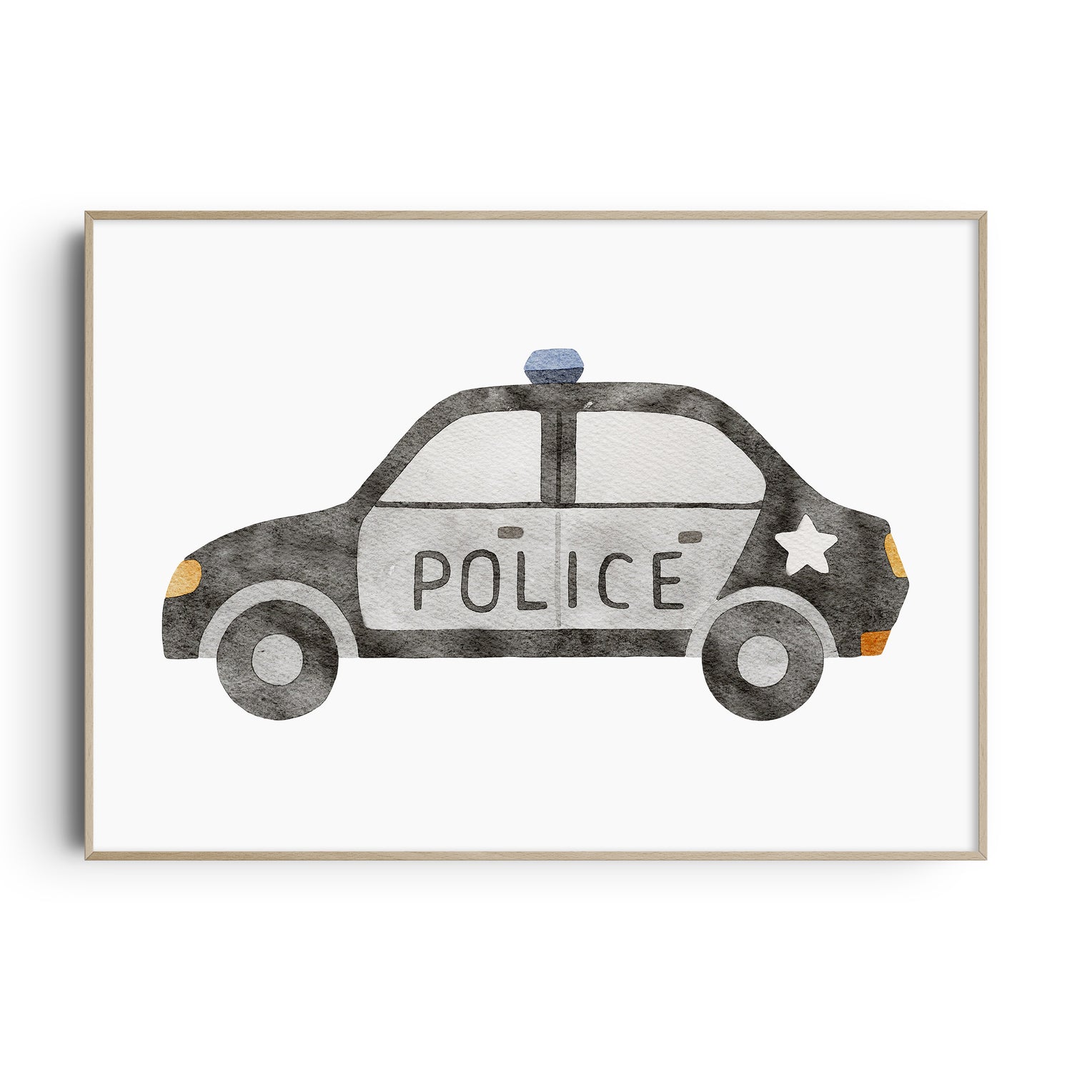 Police Car Print