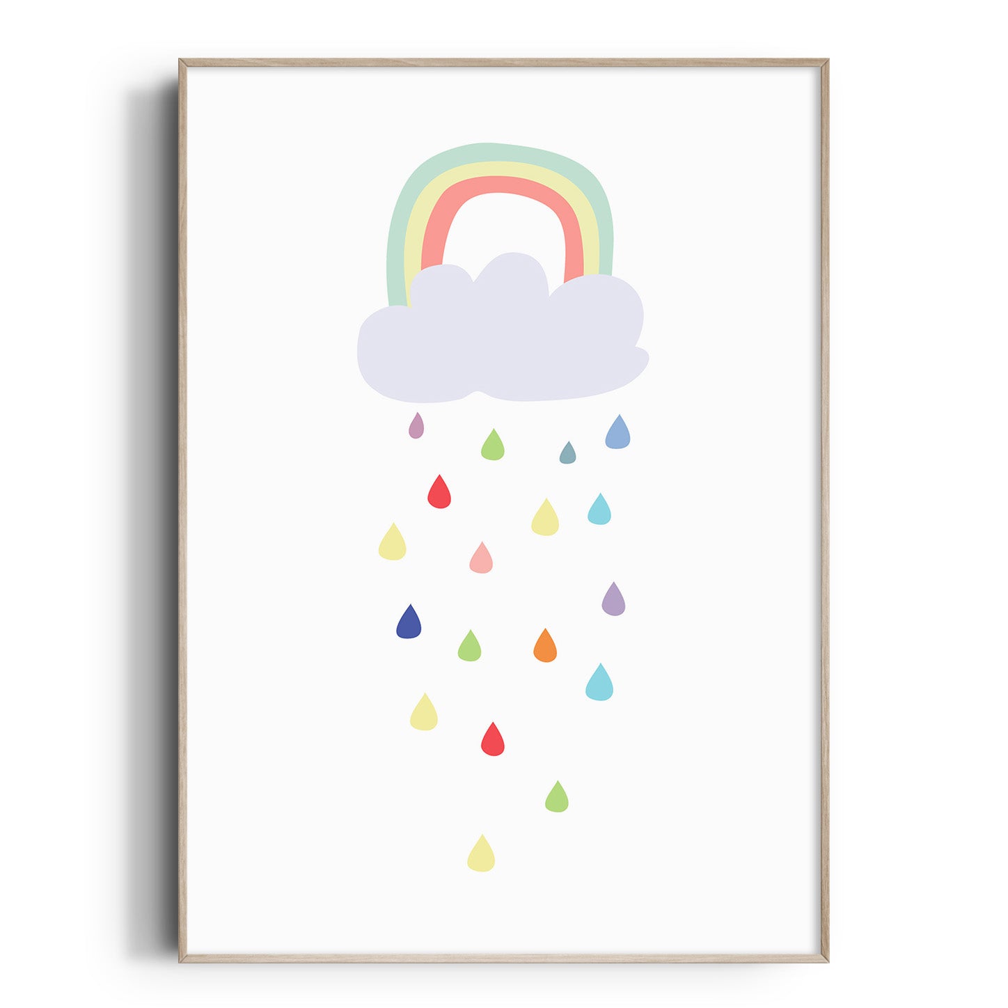 Rainbow Cloud Print