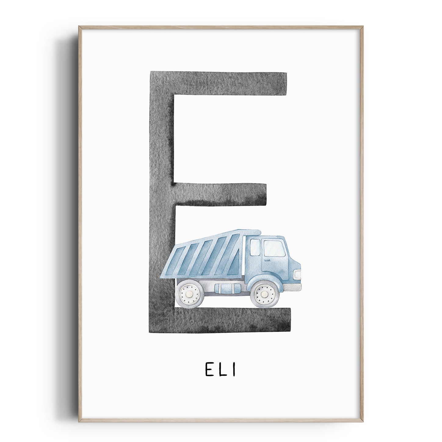 Tip Truck Name Print