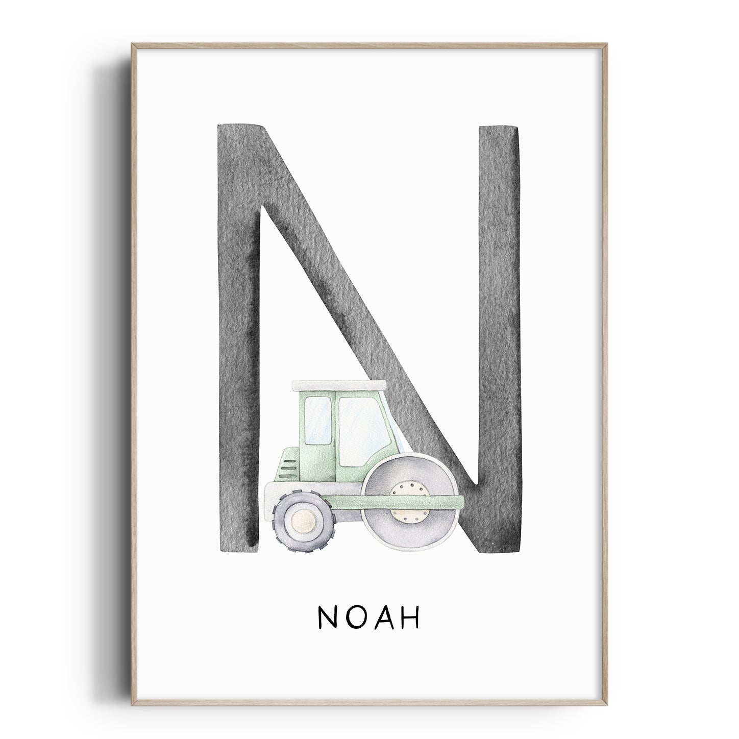 Road Roller Name Print
