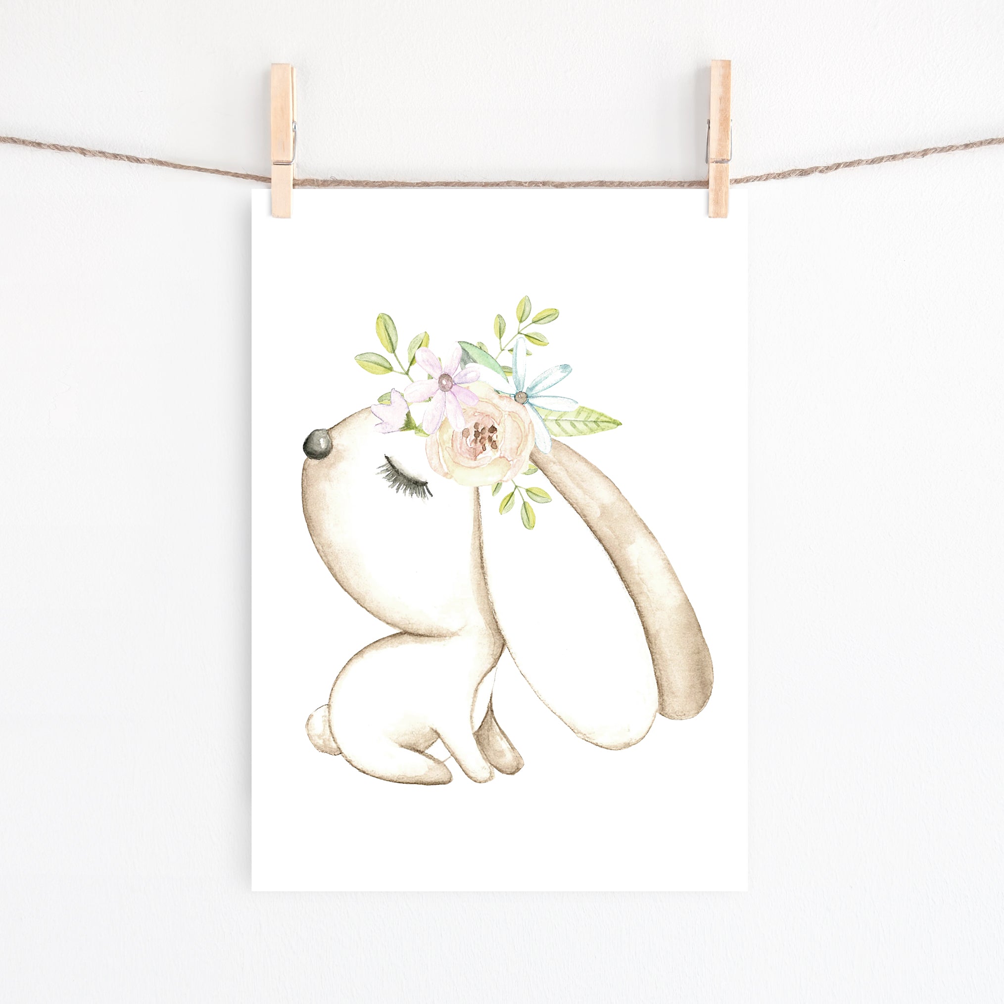 Woodland Fox, Bunny & Teepee Prints