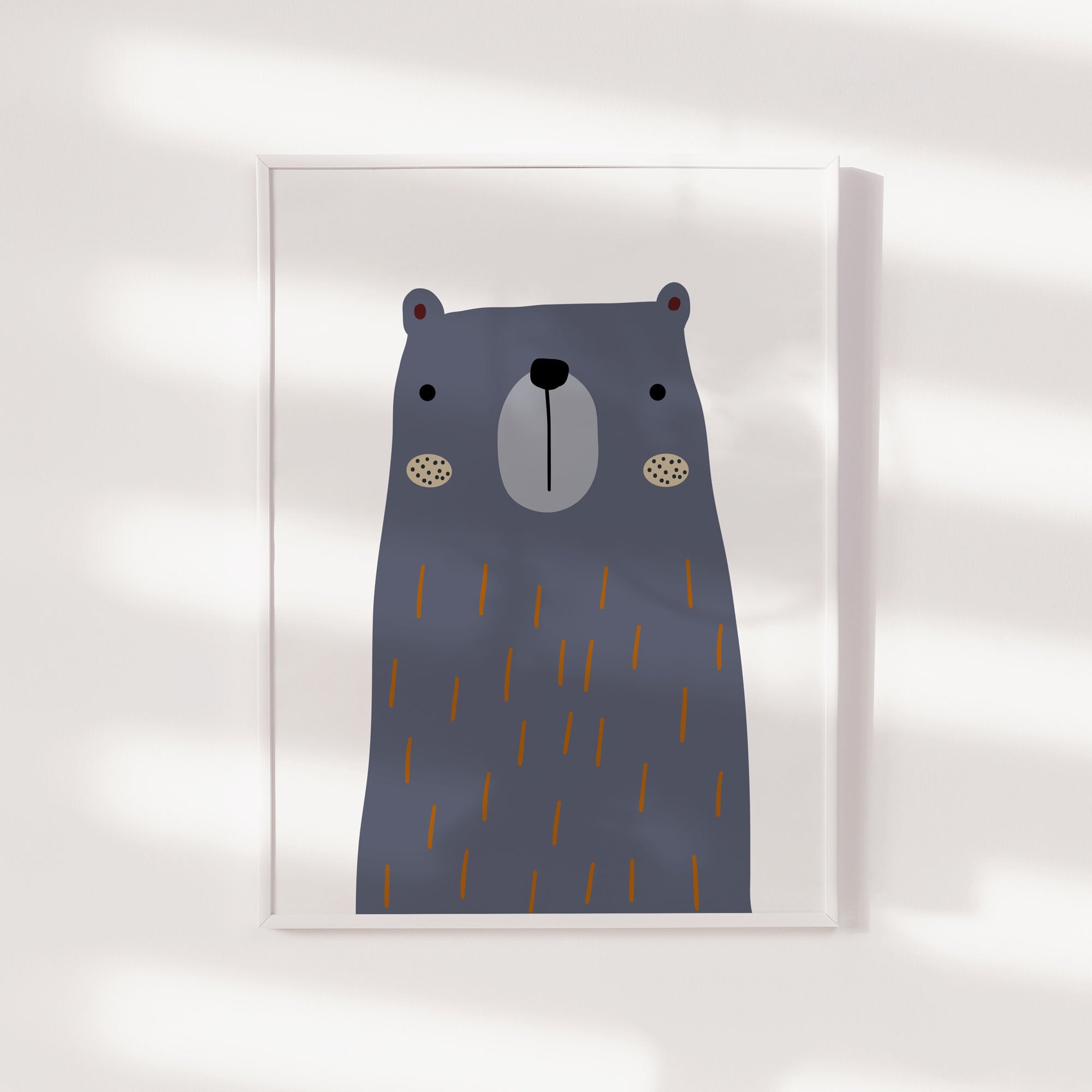 Woodland Bear Print