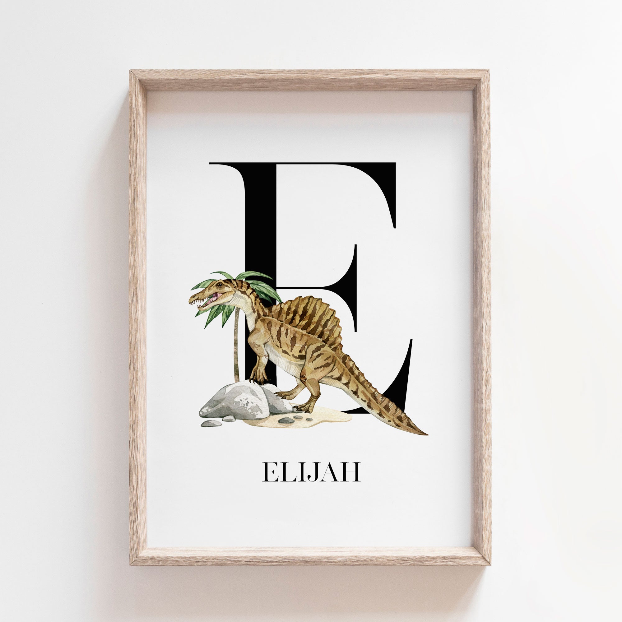 Spinosaurus Name Print