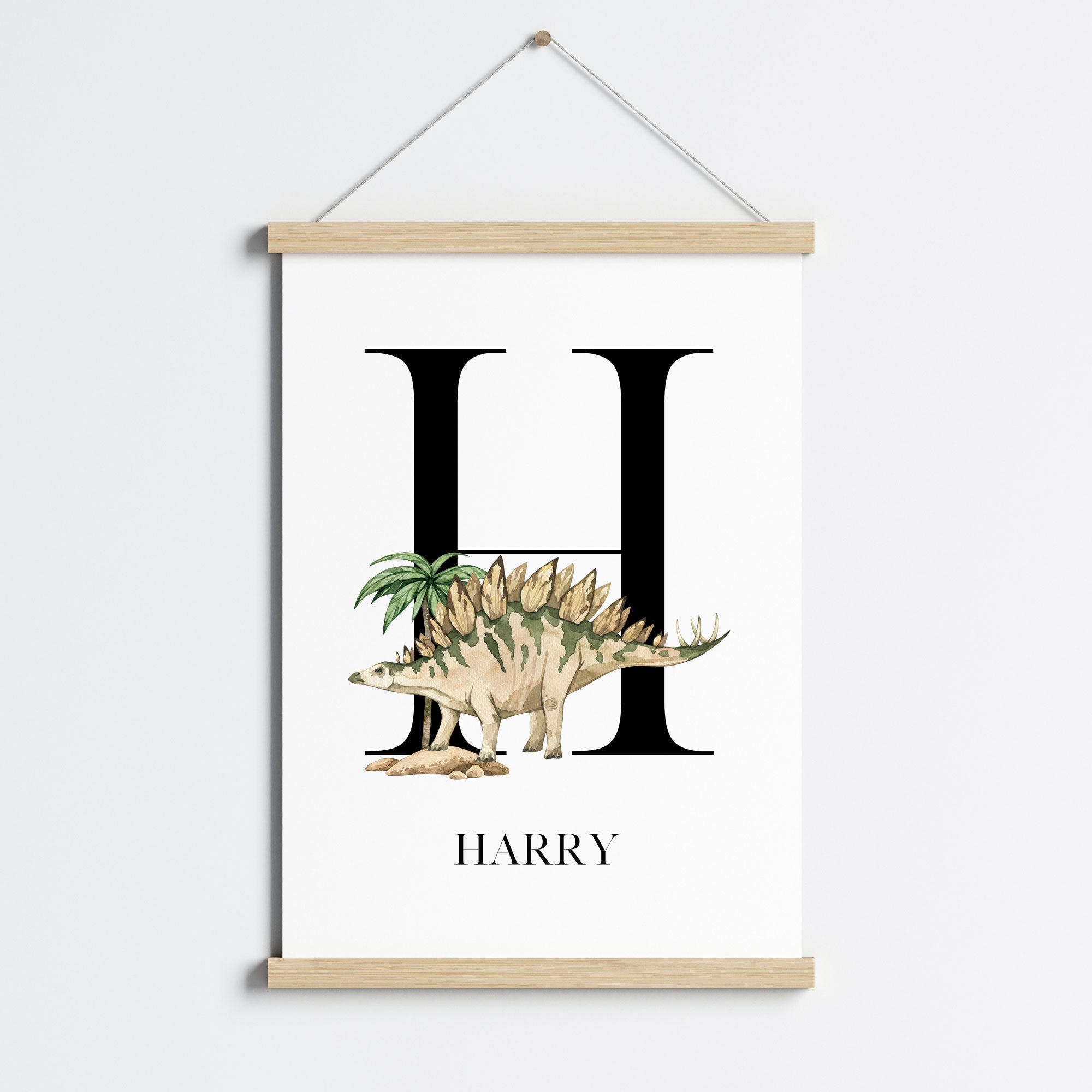 Stegosaurus Name Print