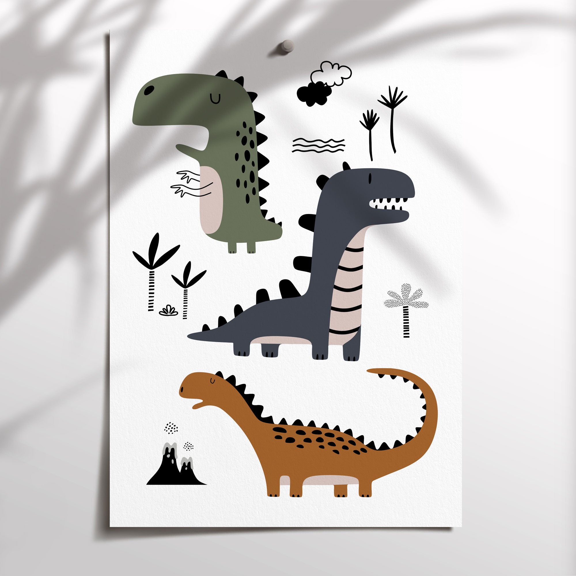Name & Dinosaur Prints
