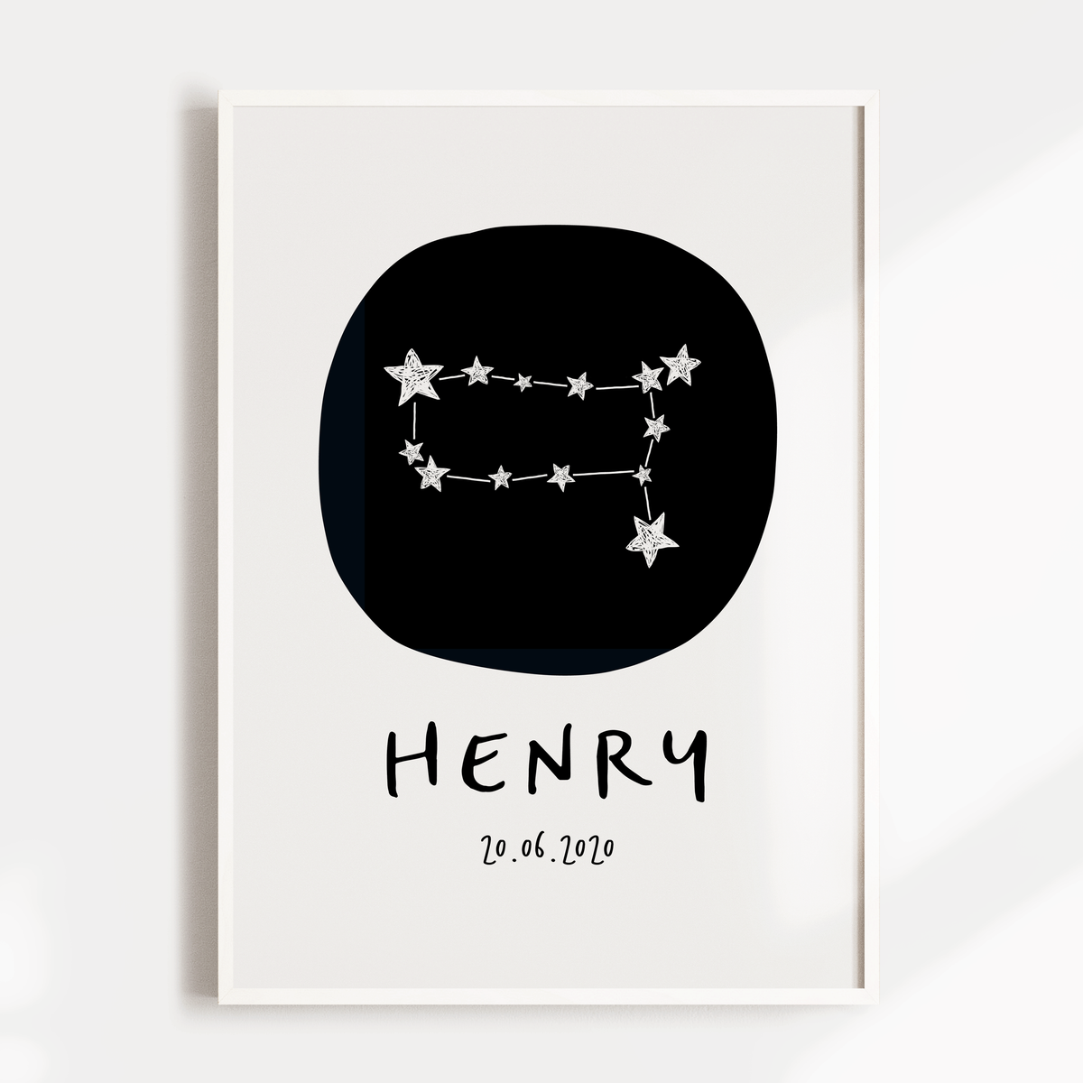 Gemini Star Constellation Art