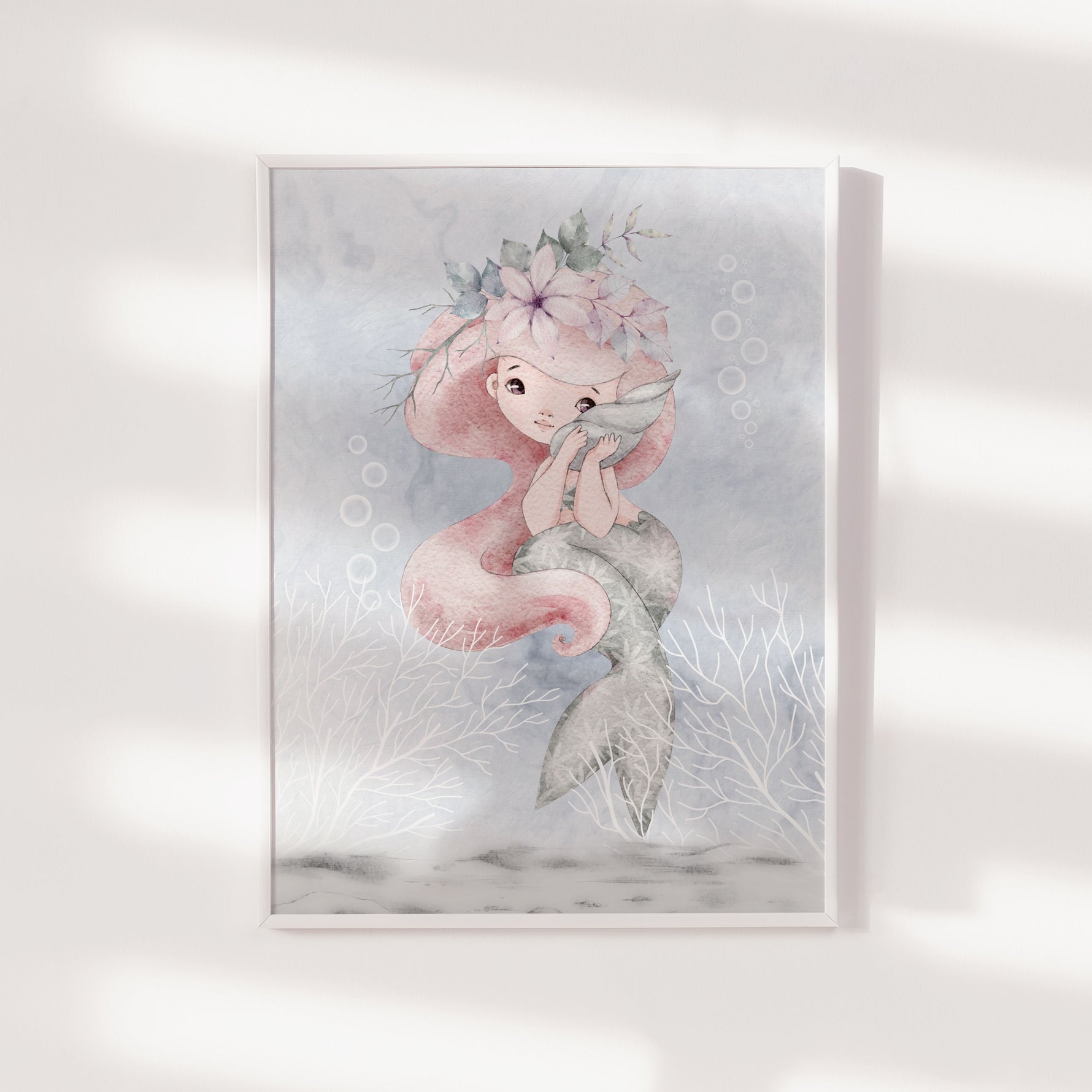 mermaid-nursery-print-ocean-nursery-wall-art-girls-room-decor-the-kids-print-store for Free Printable Mermaid Wall Art Mermaid Nursery Print | Ocean Nursery Wall Art | Girls Room Decor – The Kids Print Store for Free Printable Mermaid Wall Art