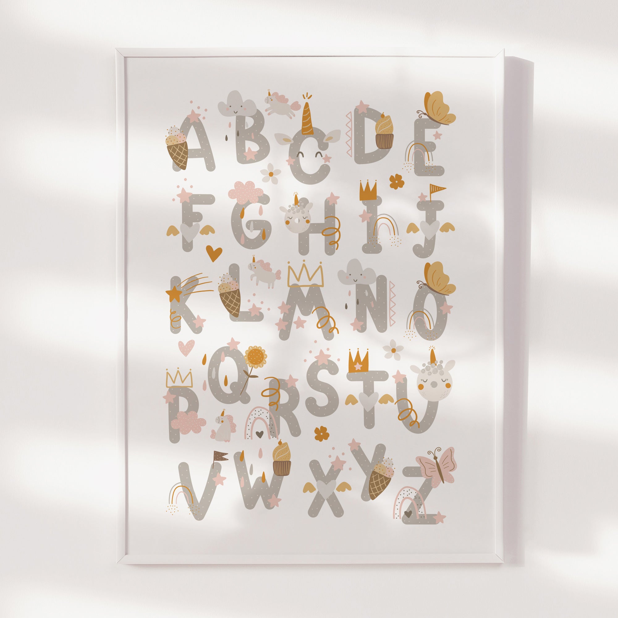 Unicorn Alphabet Print