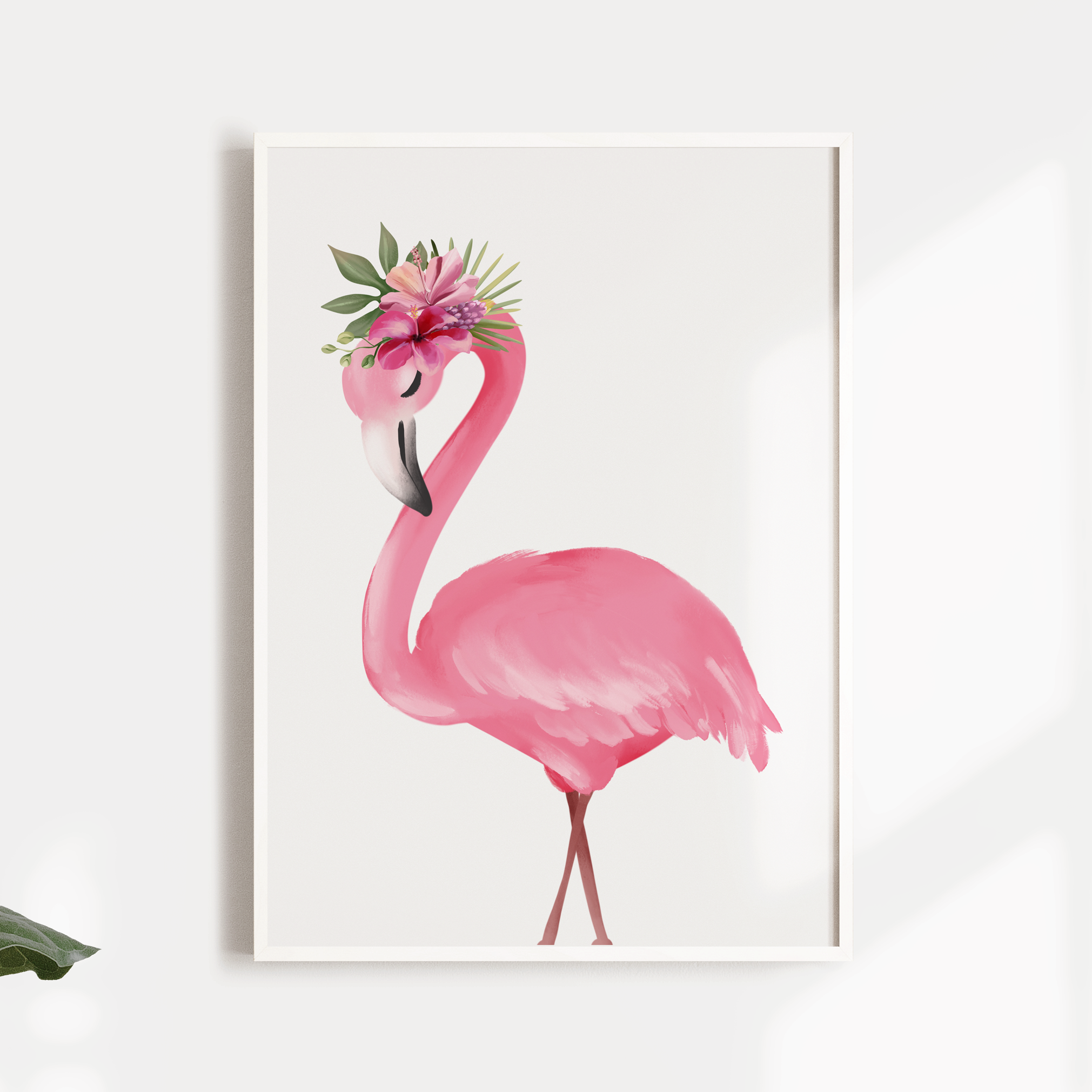 Tropical Flamingo Print