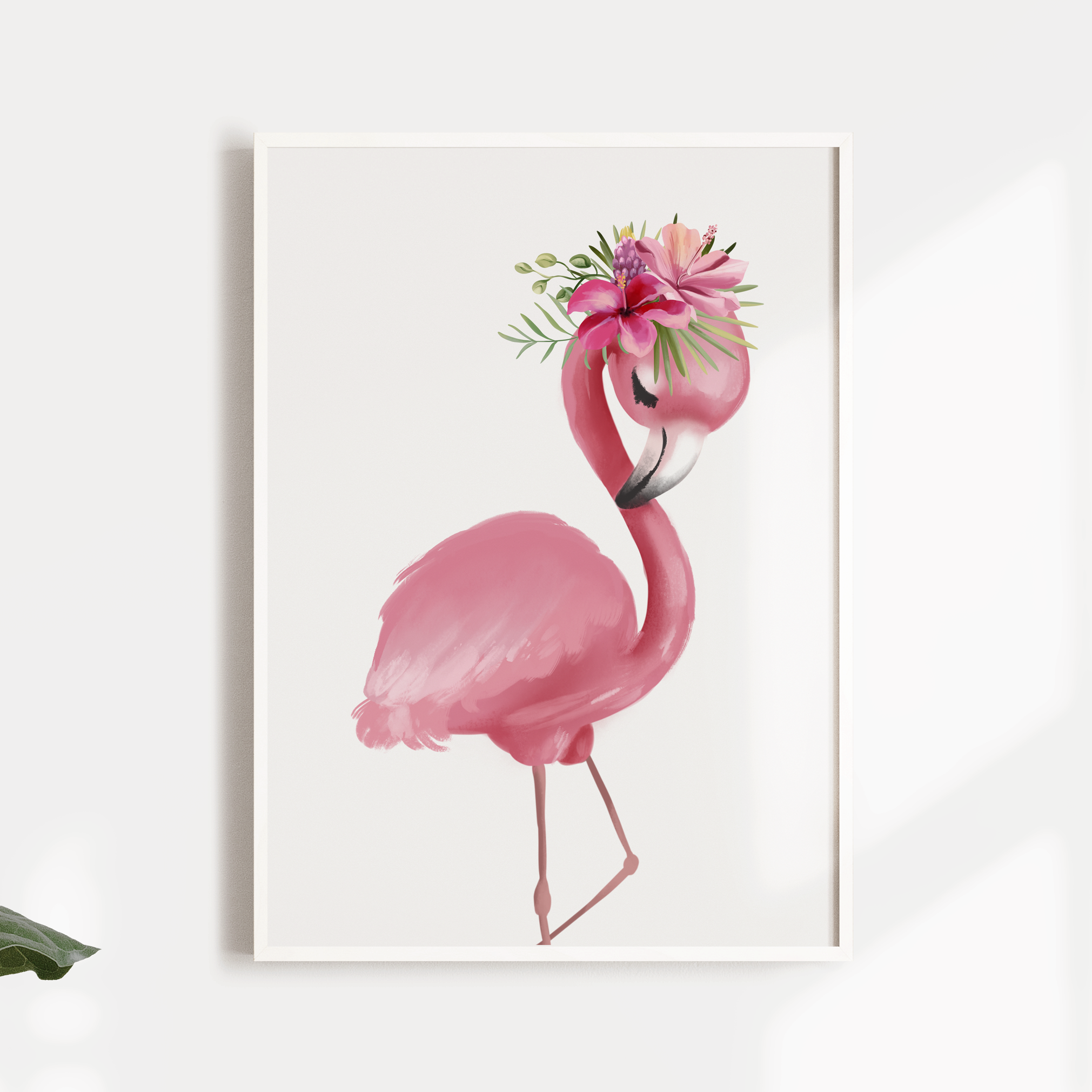 Tropical Flamingo Print