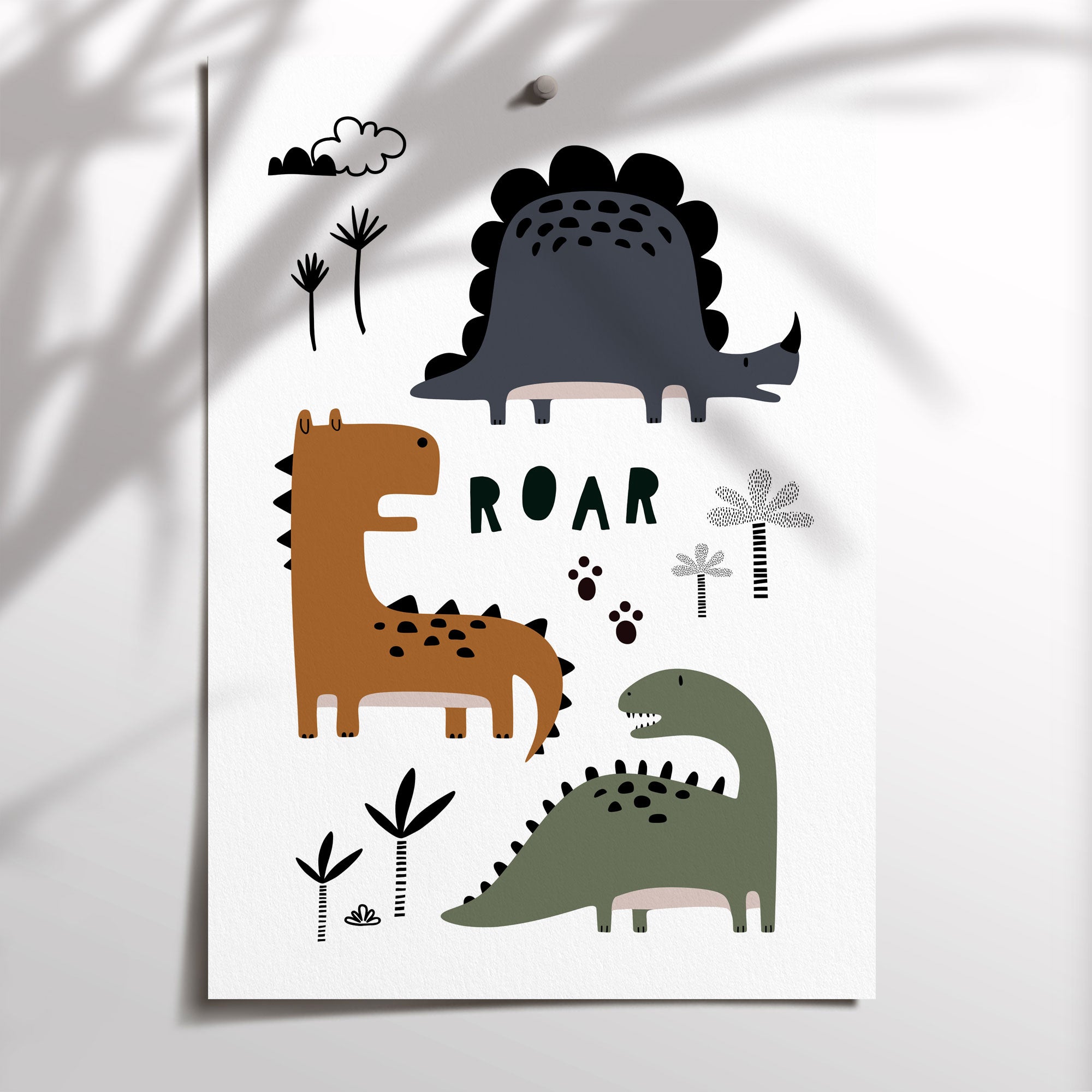 Alphabet & Dinosaur Prints