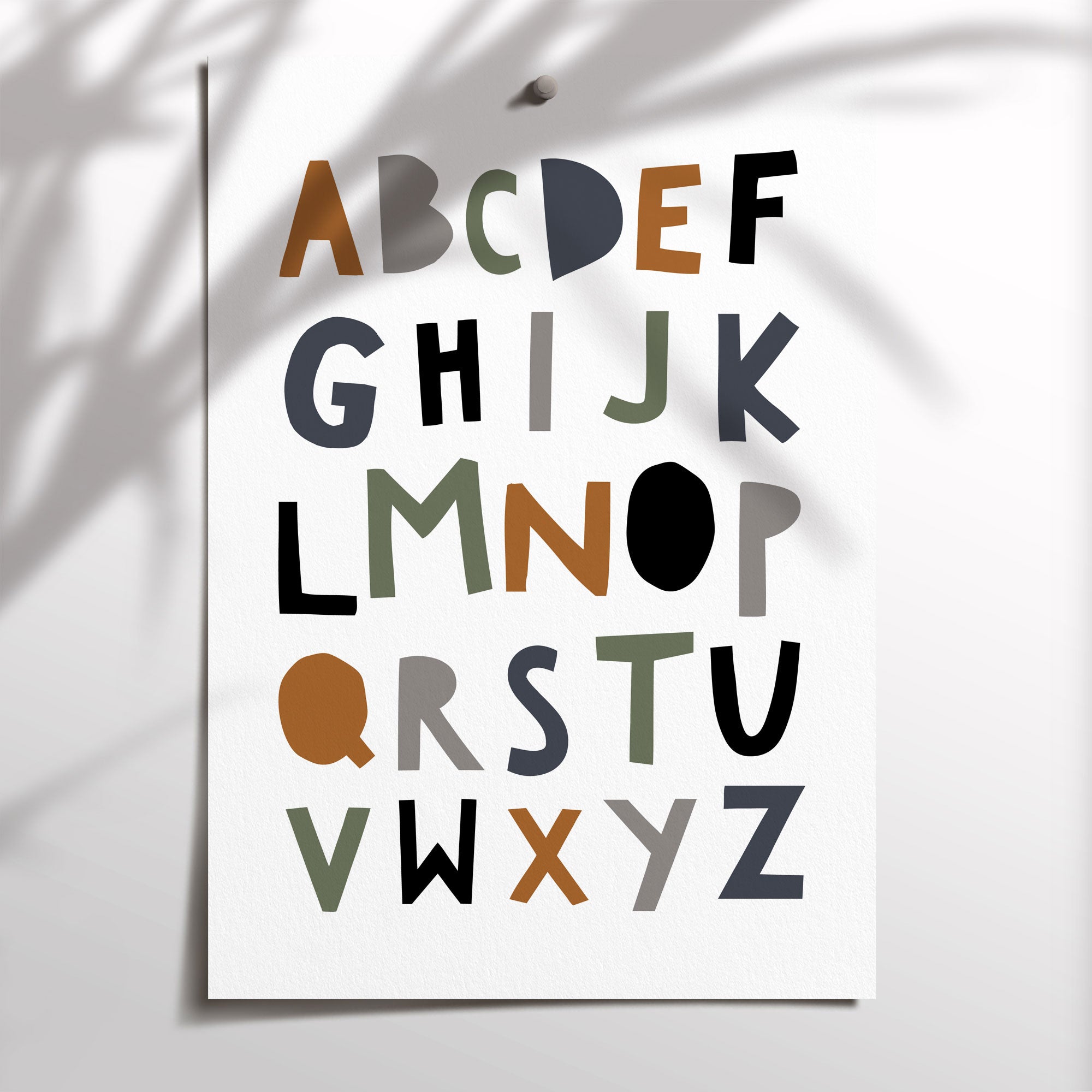 Alphabet & Dinosaur Prints