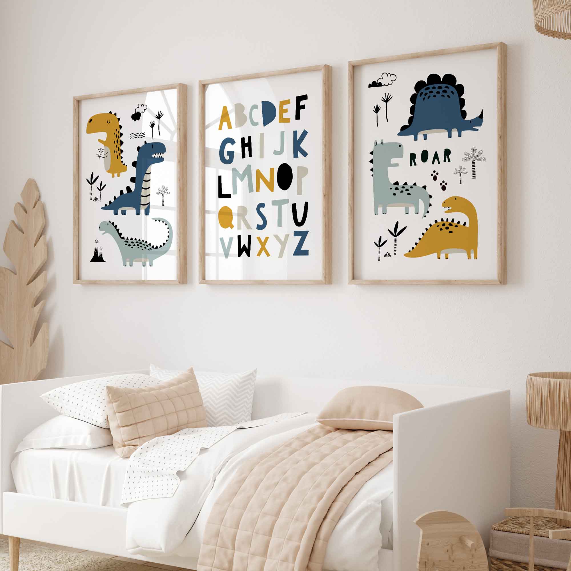 Alphabet & Dinosaur Prints