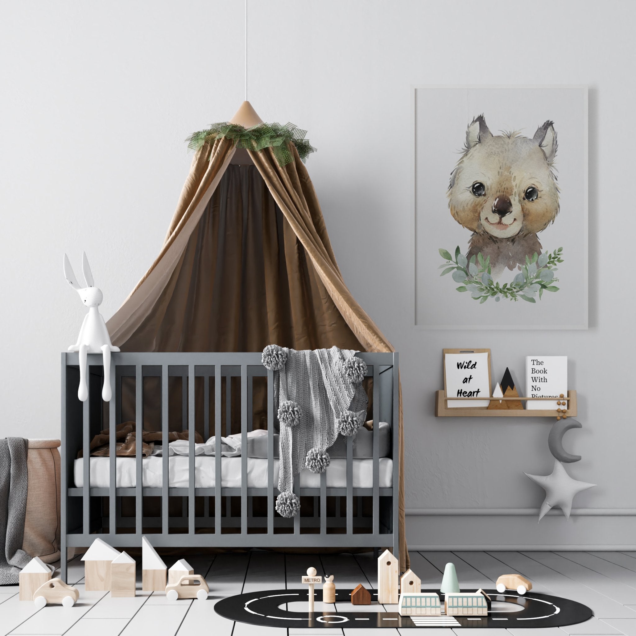 Baby Wombat Print