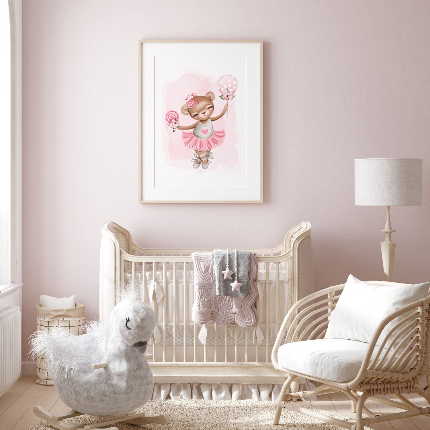 Ballerina Bear Print