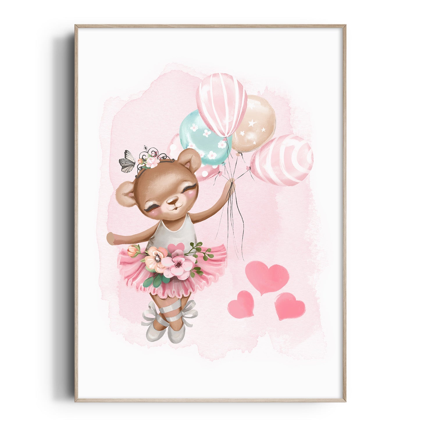 Ballerina Bear Print