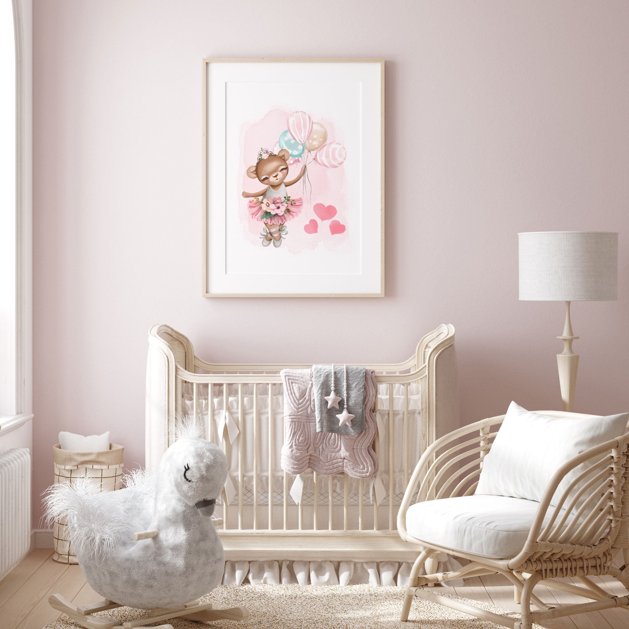 Ballerina Bear Print