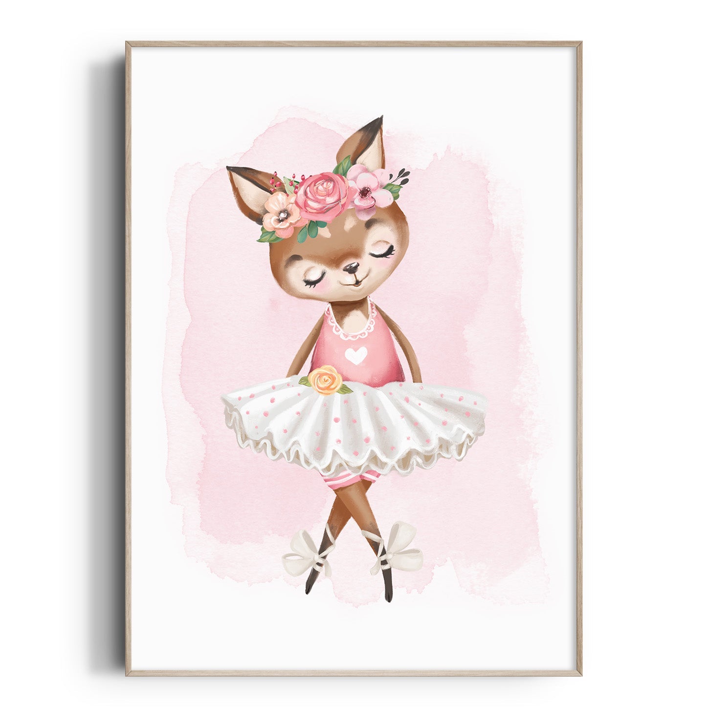 Ballerina Deer Print