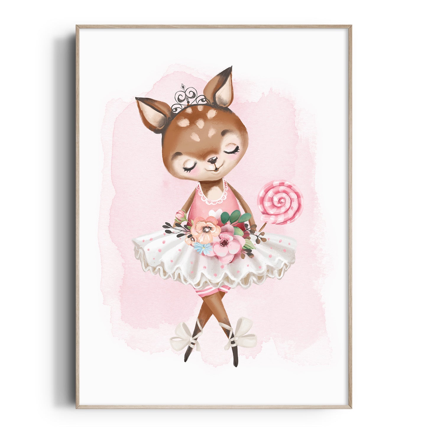 Ballerina Deer Print