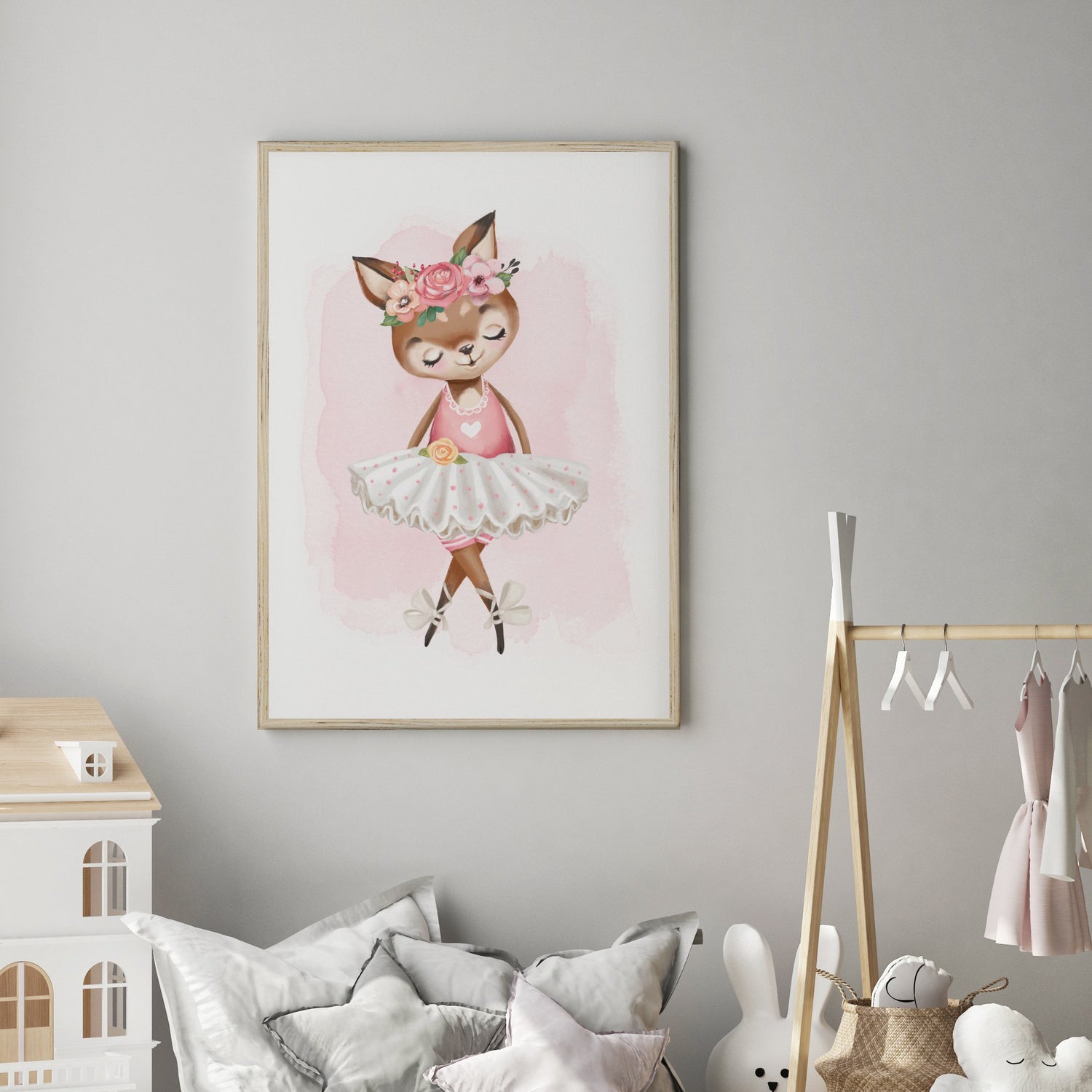Ballerina Deer Print