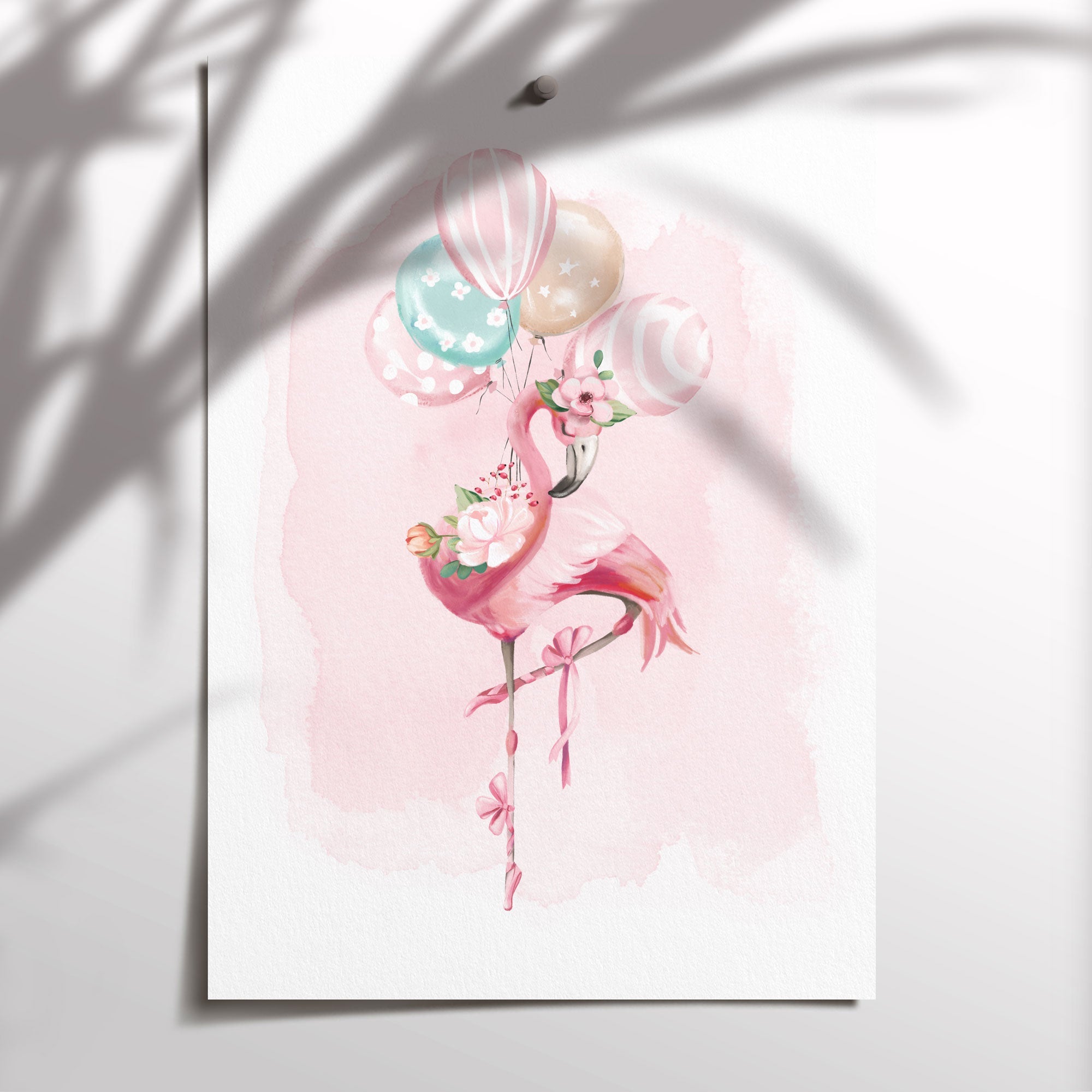 Ballerina Flamingo Print