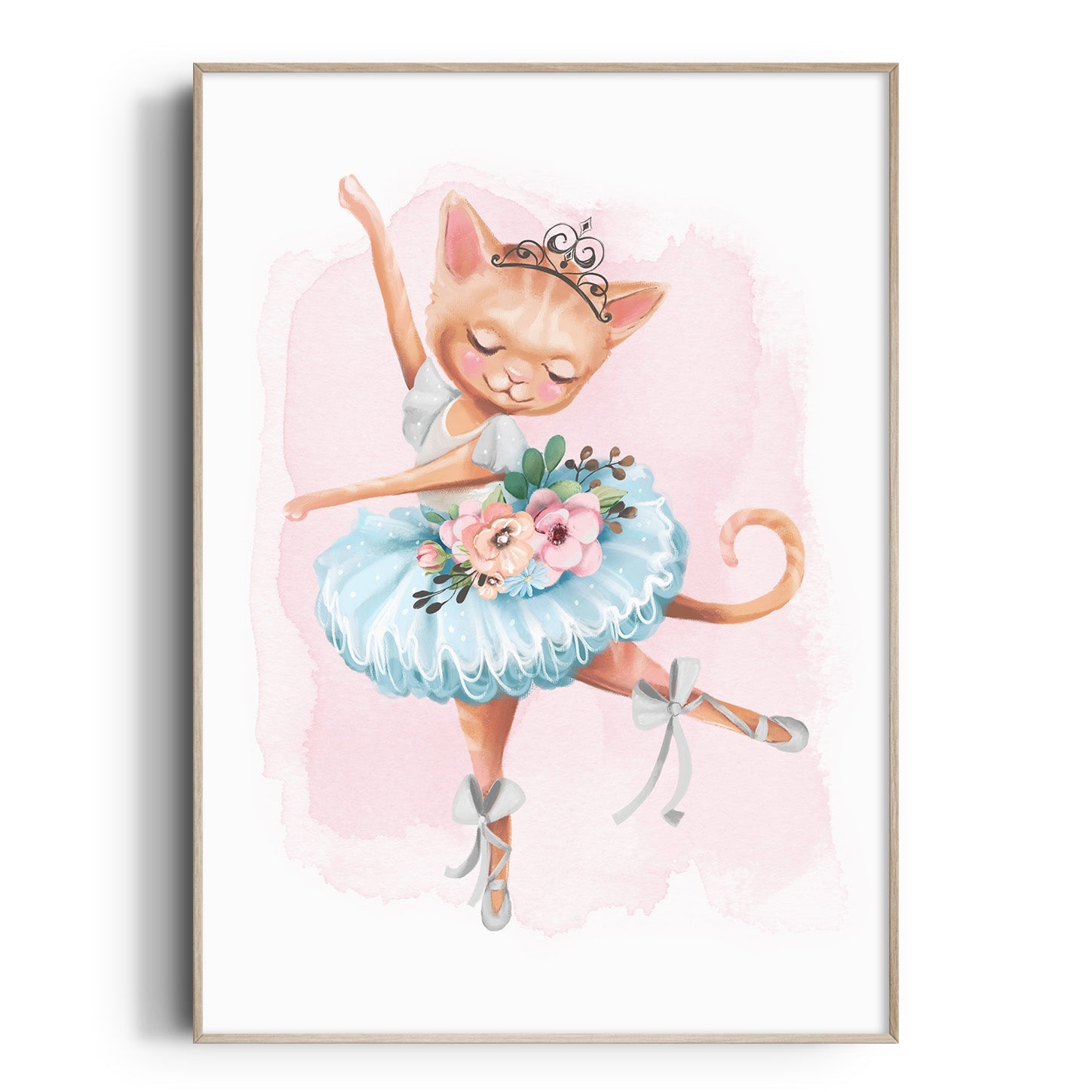 Ballerina Kitten Print