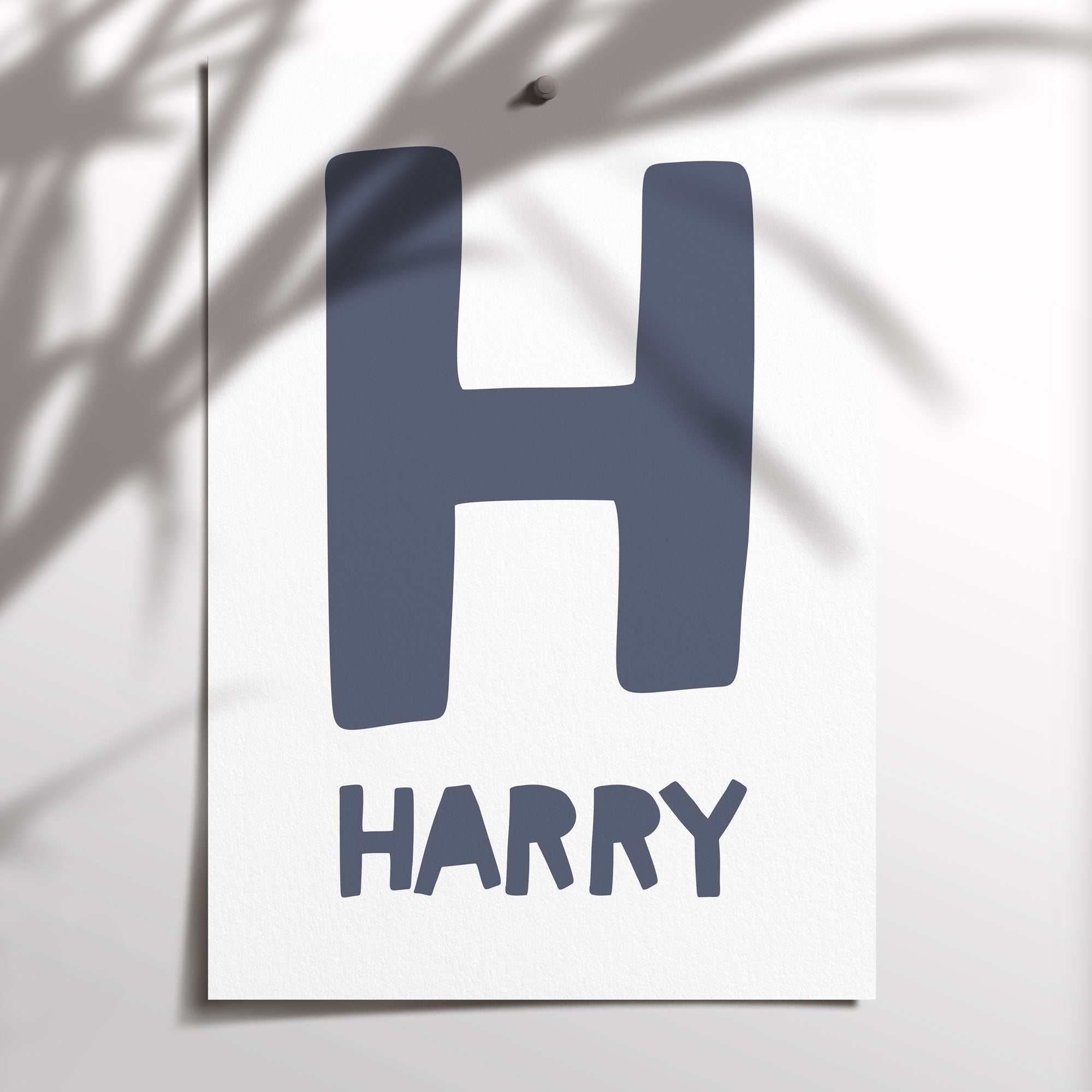 Bear, Rainbow & Name Prints