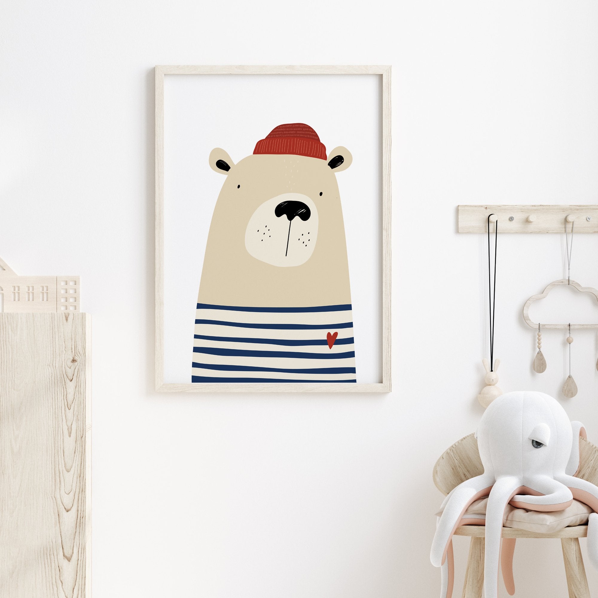 Bear Sailor Print