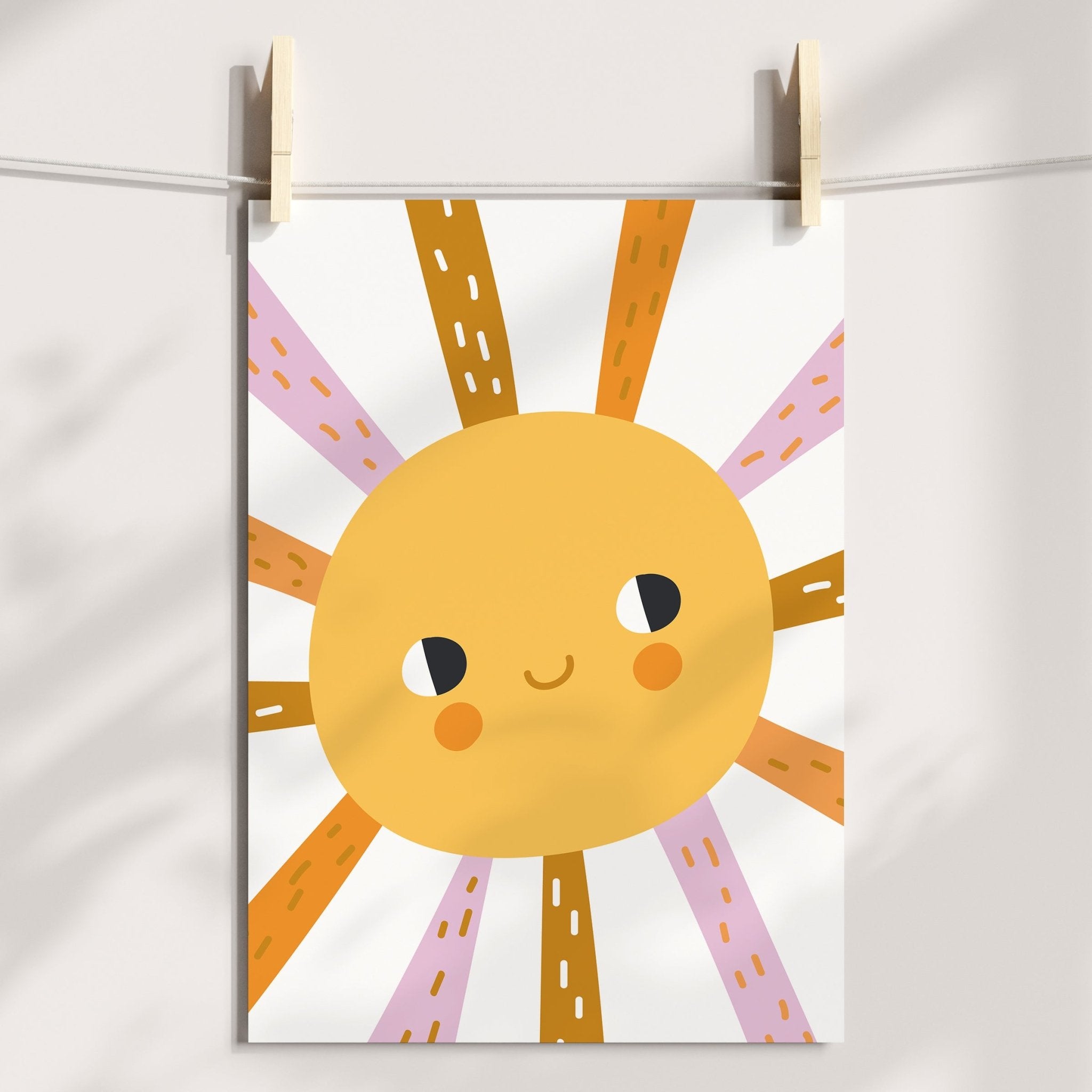 Boho Sunburst, Rainbow & Sunshine Prints