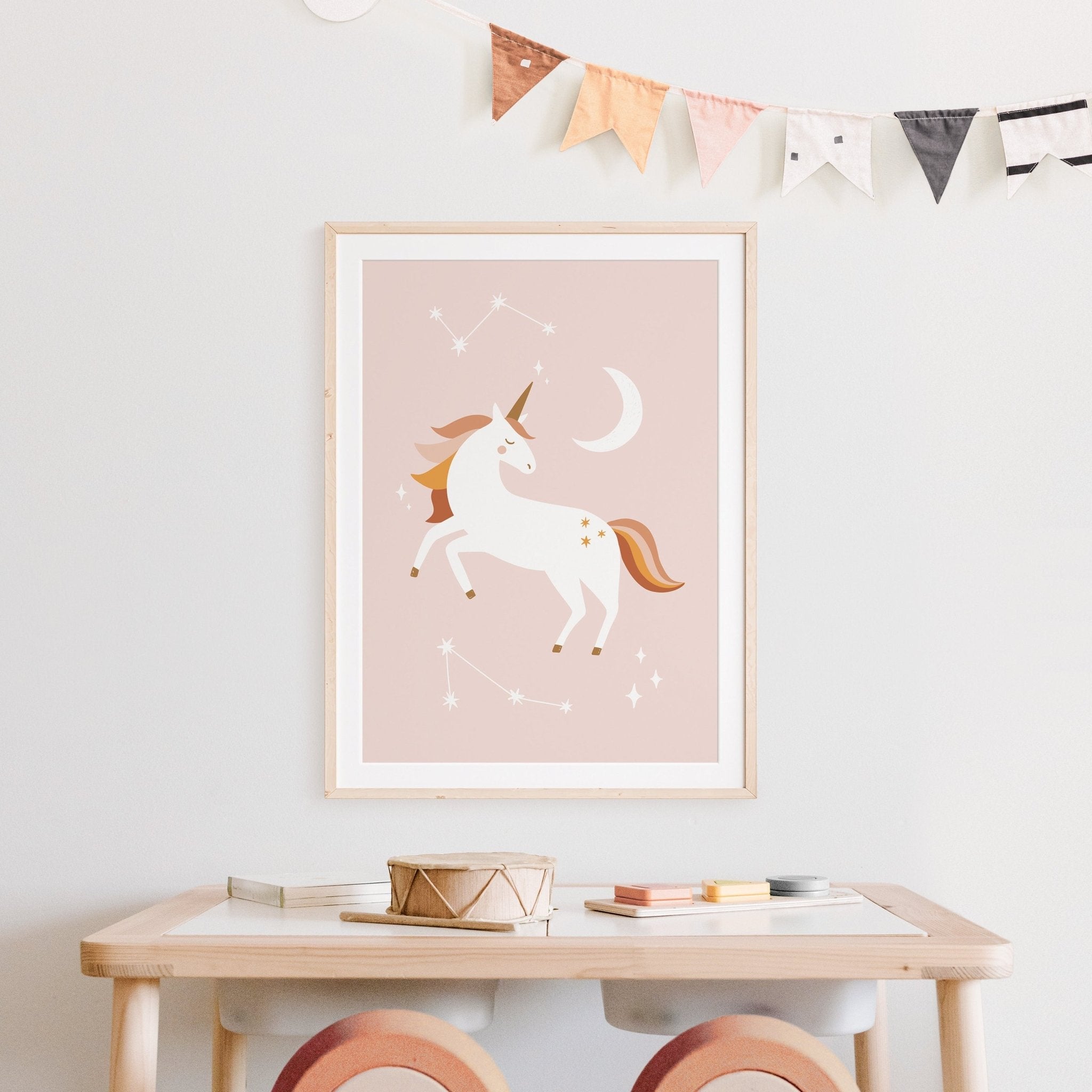 Boho Unicorn Print