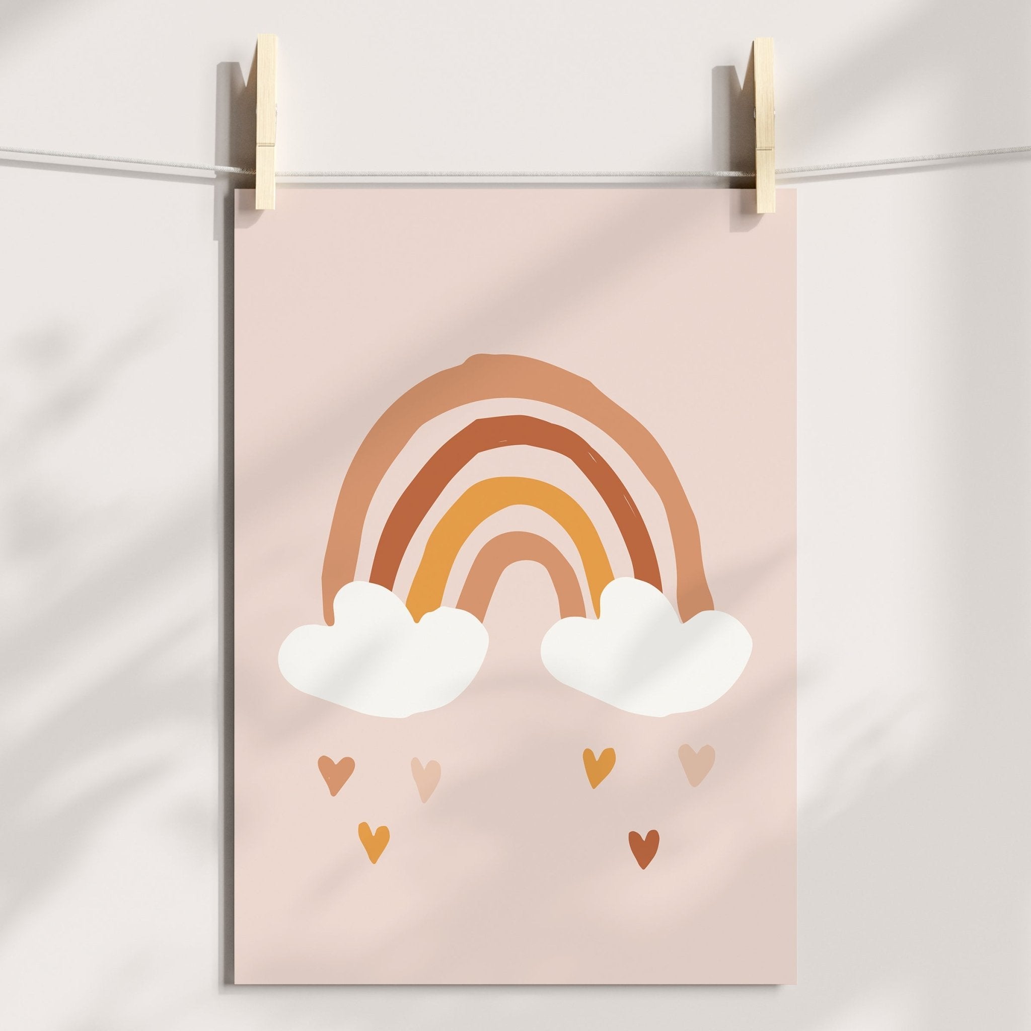 Boho Unicorn, Rainbow & Cloud Prints