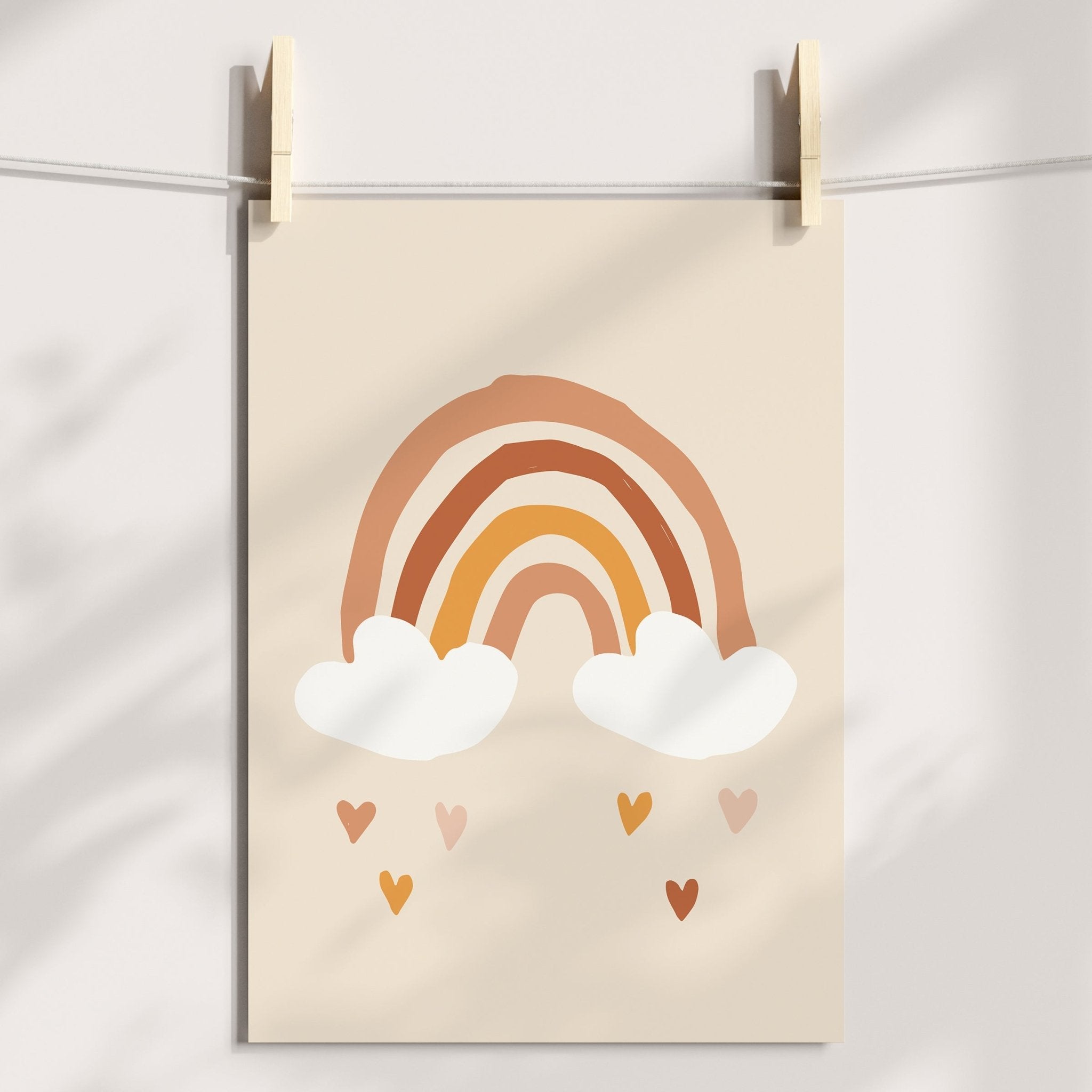 Boho Unicorn, Rainbow & Cloud Prints