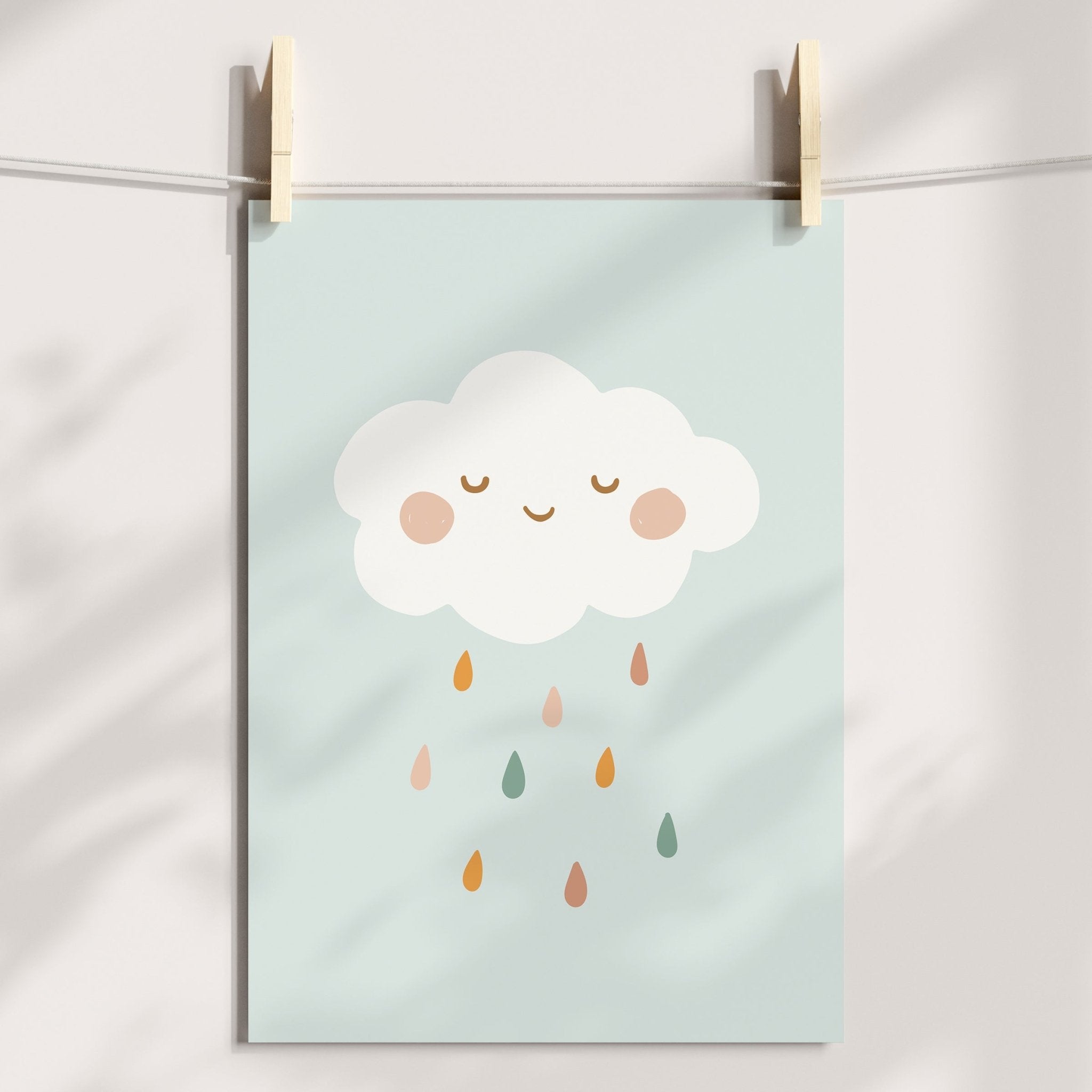 Boho Unicorn, Rainbow & Cloud Prints