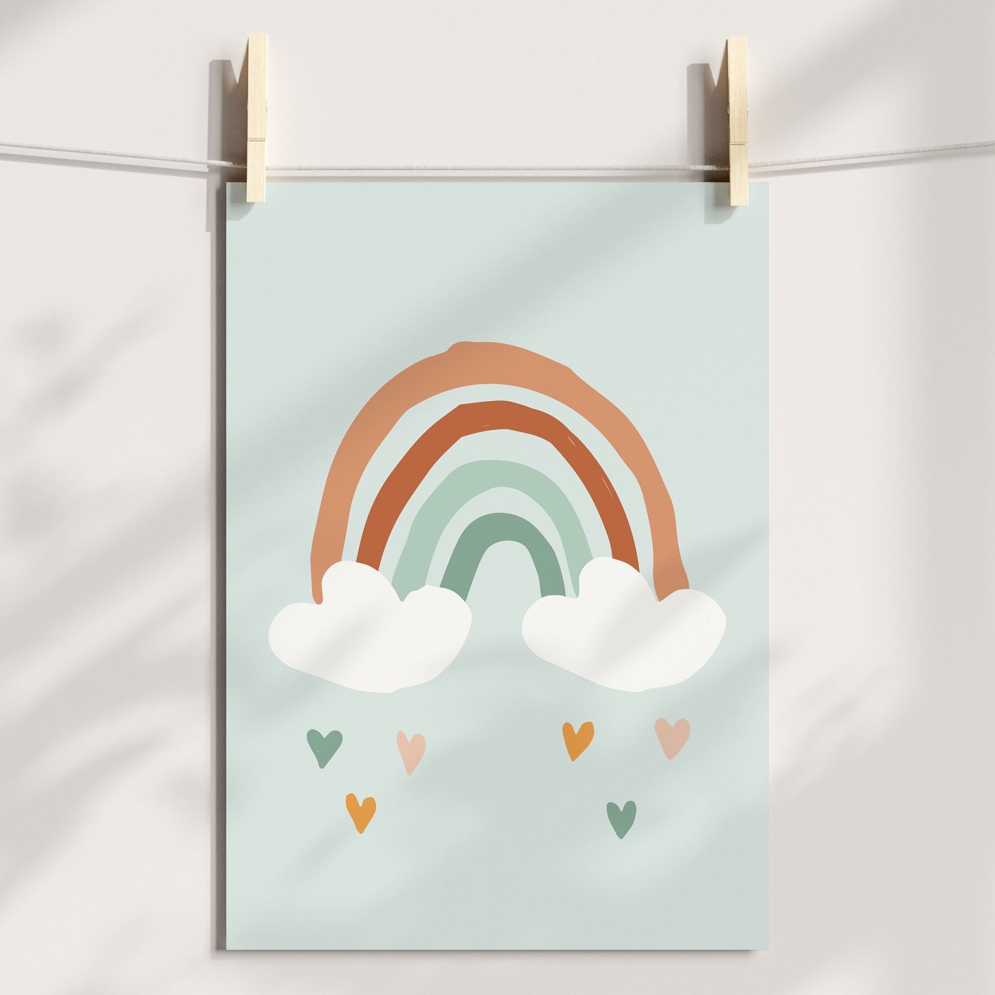 Boho Unicorn, Rainbow & Cloud Prints