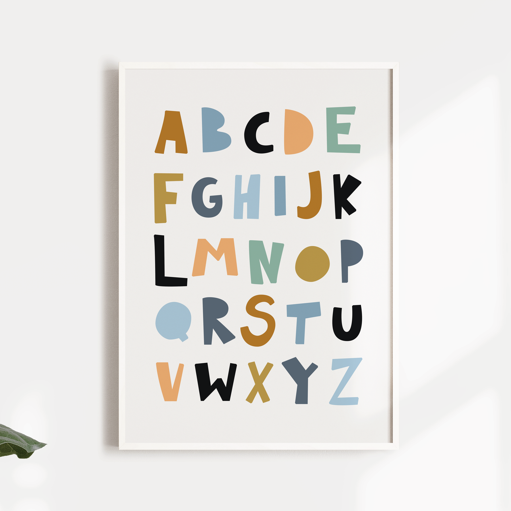 alphabet Nursery Wall art print