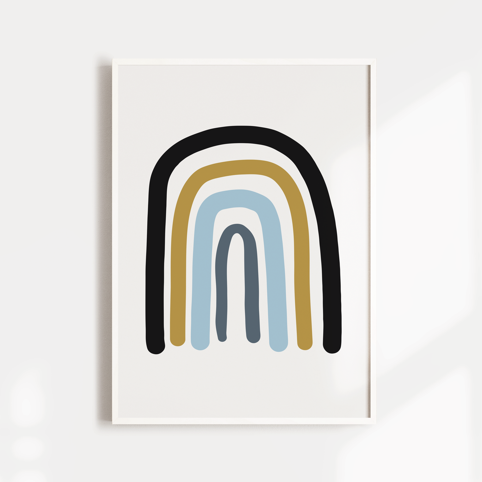Boys rainbow Nursery Wall Art