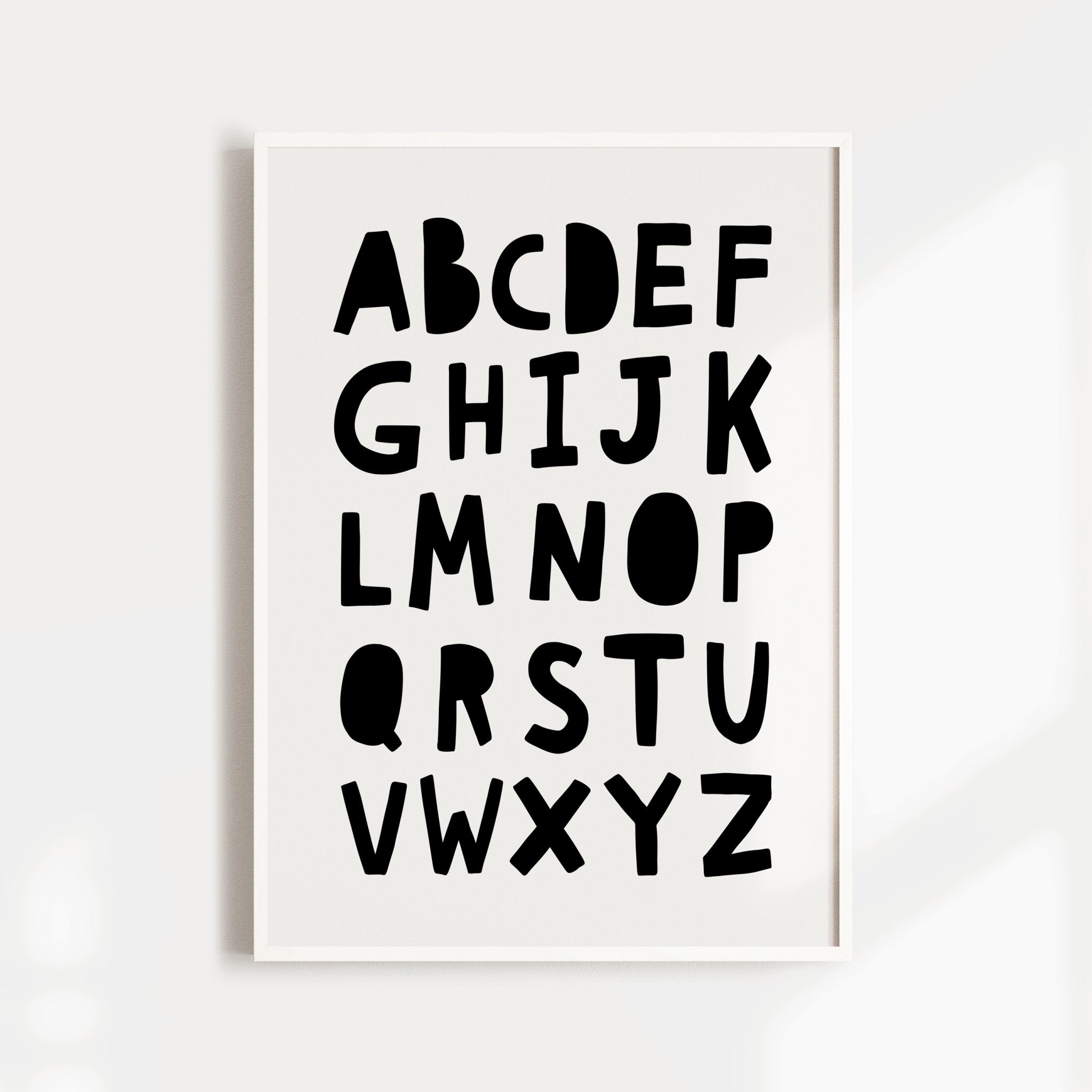 Bunny, Bear & Alphabet Prints