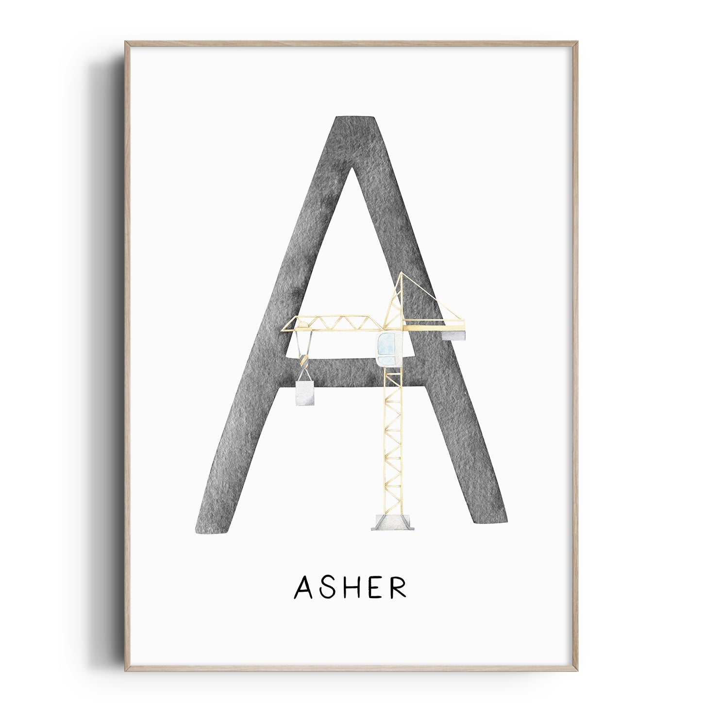 Crane Name Print