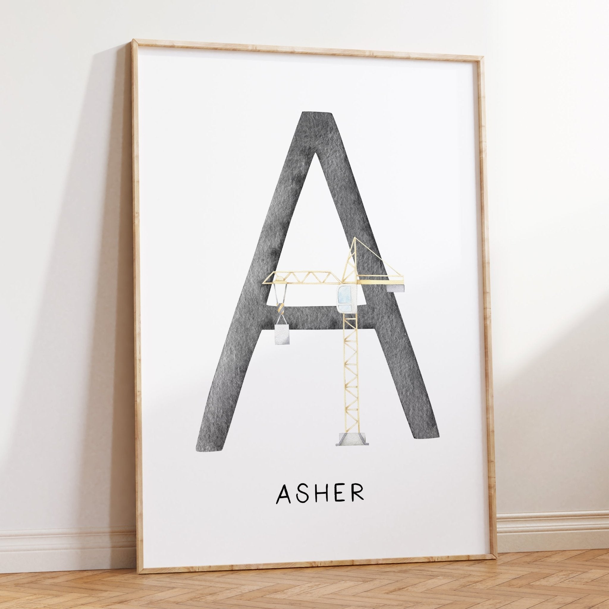 Crane Name Print