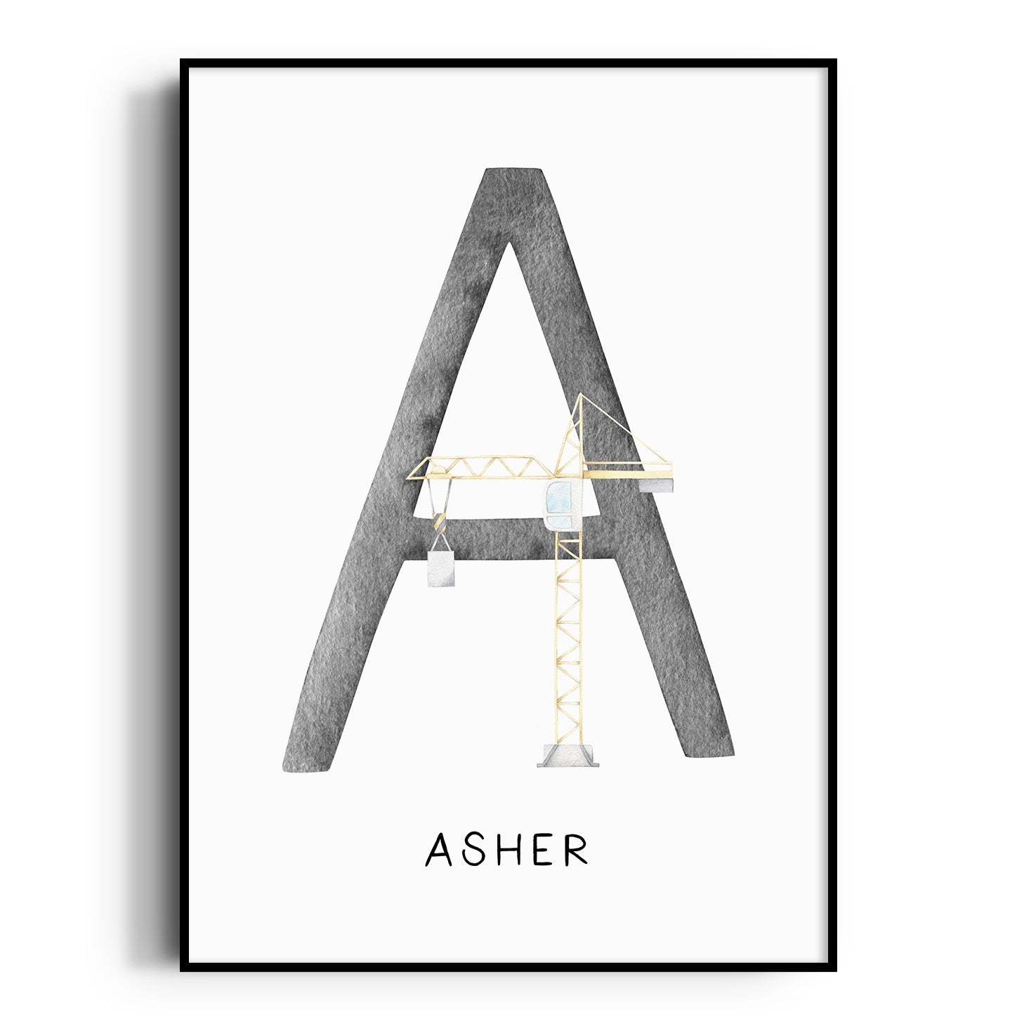 Crane Name Print