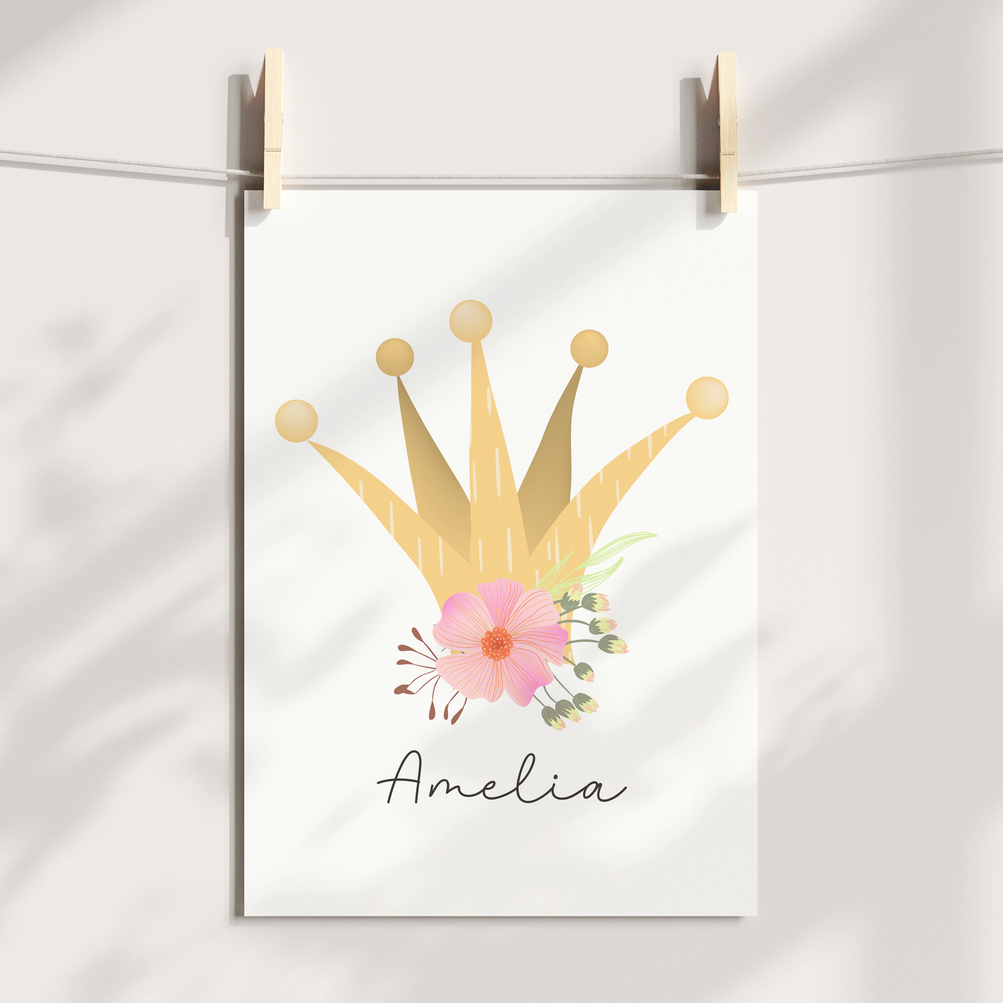 Crown Name Print