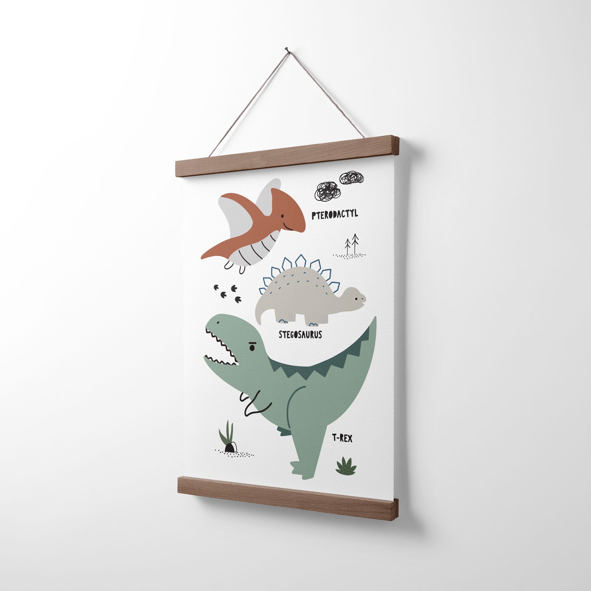 Dinosaur Chart Print