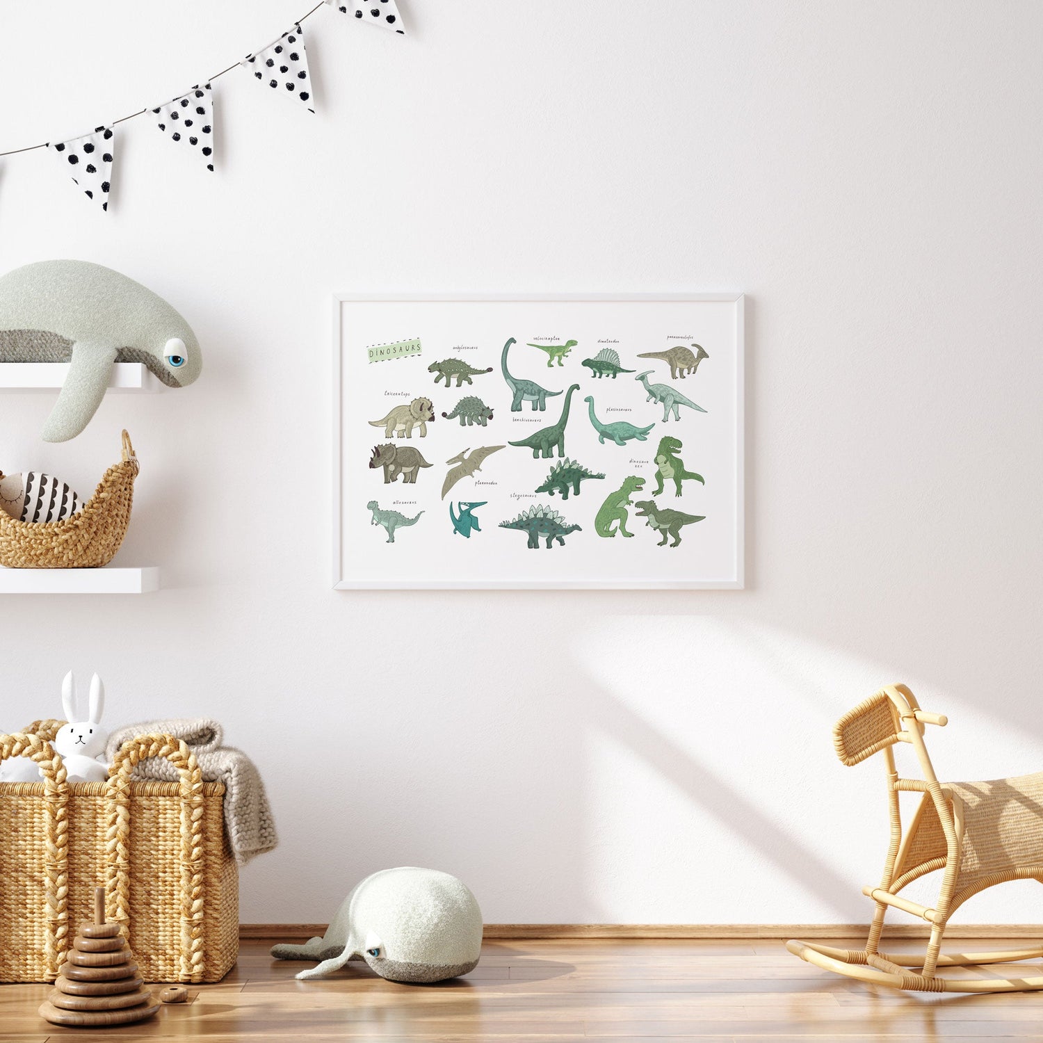 Dinosaur Chart Print