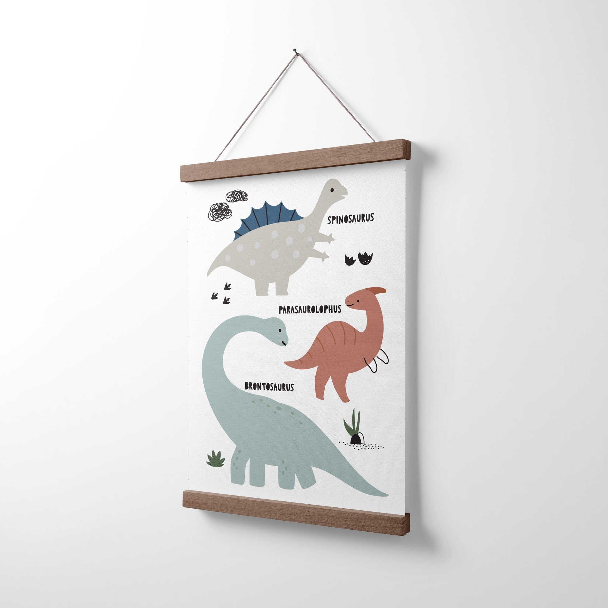 Dinosaur Chart Print